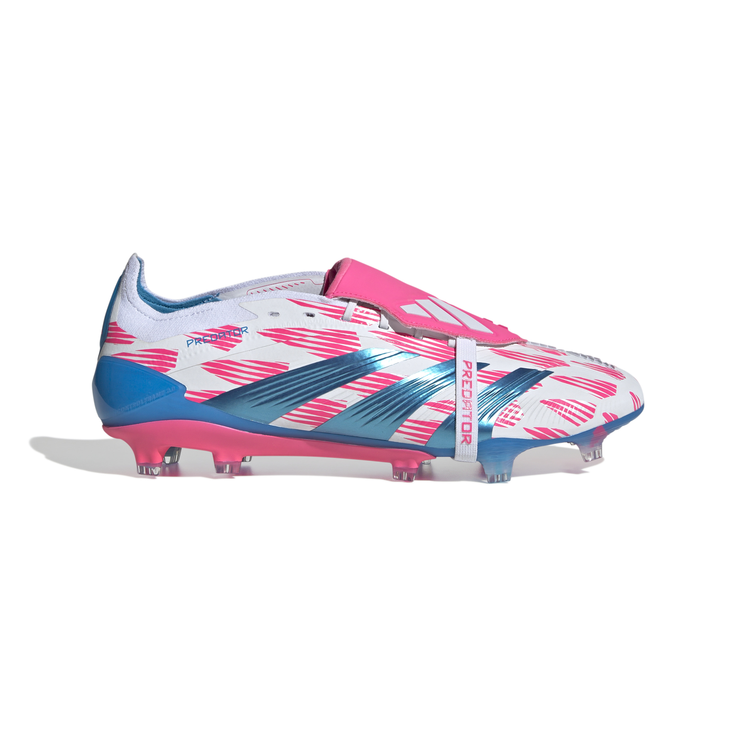 adidas Predator Elite FT Gras Voetbalschoenen (FG) Wit Roze Blauw