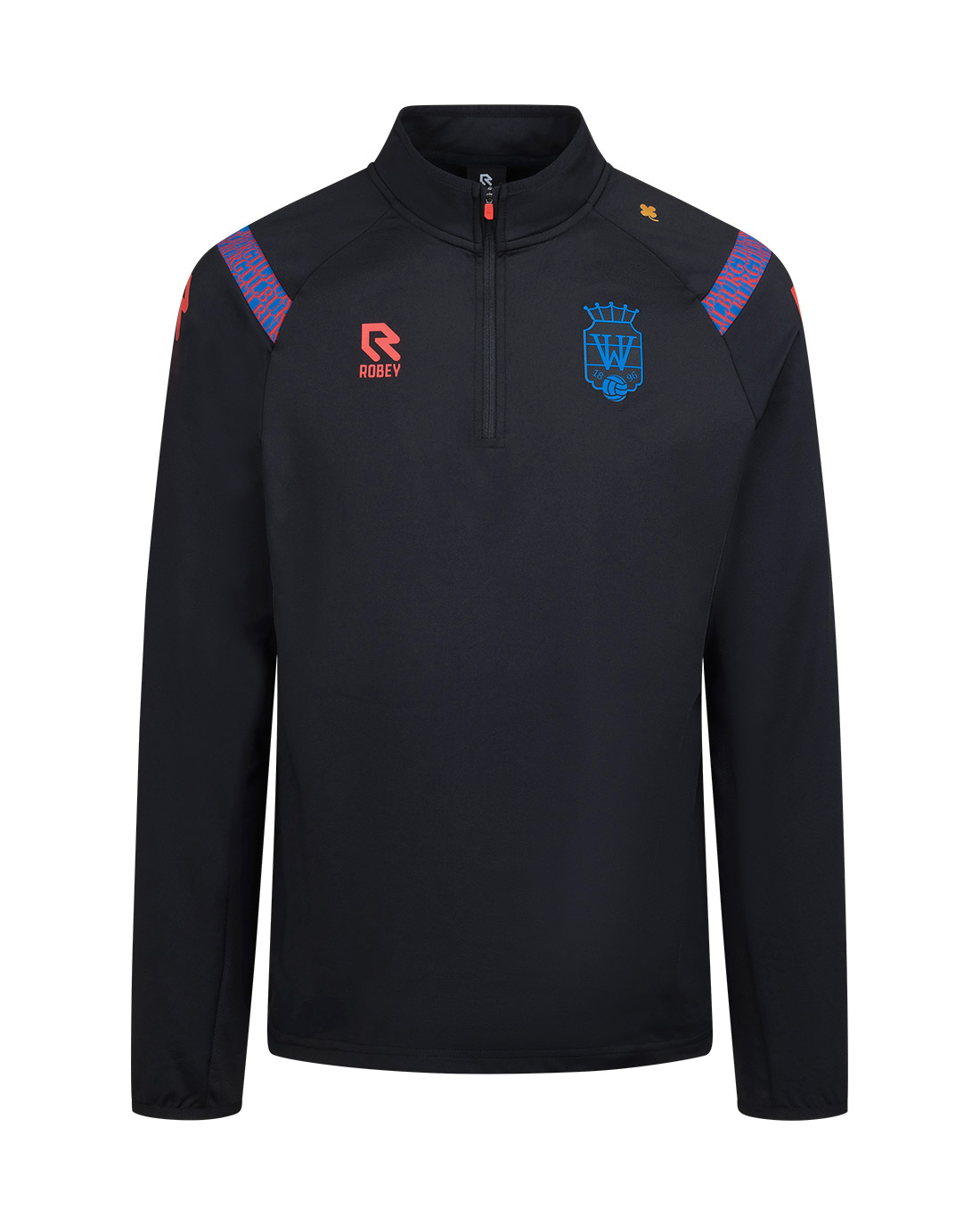 Robey Willem II Trainingstrui 1/4-Zip 2024-2025 Zwart