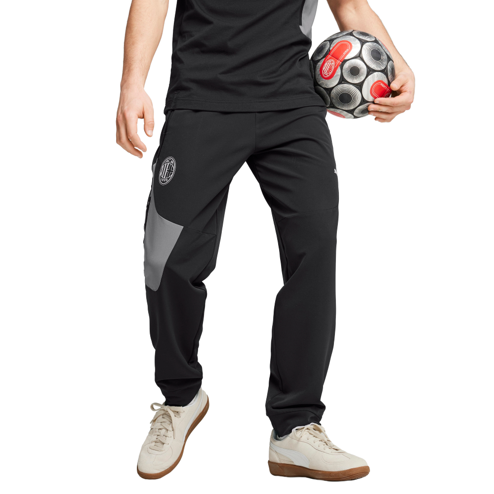 PUMA AC Milan Pumatech Trainingsbroek 2024-2025 Zwart Grijs