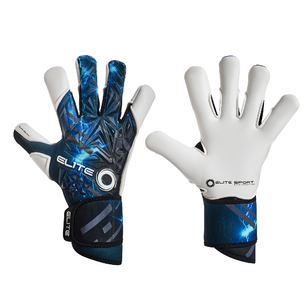 Elite Sport Galaxy Keepershandschoenen - Wit / Blauw | Maat: 11