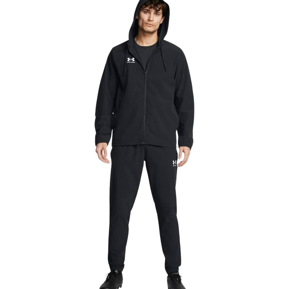 Under Armour Challenger Pro Trainingspak Full-Zip Hooded Zwart Wit