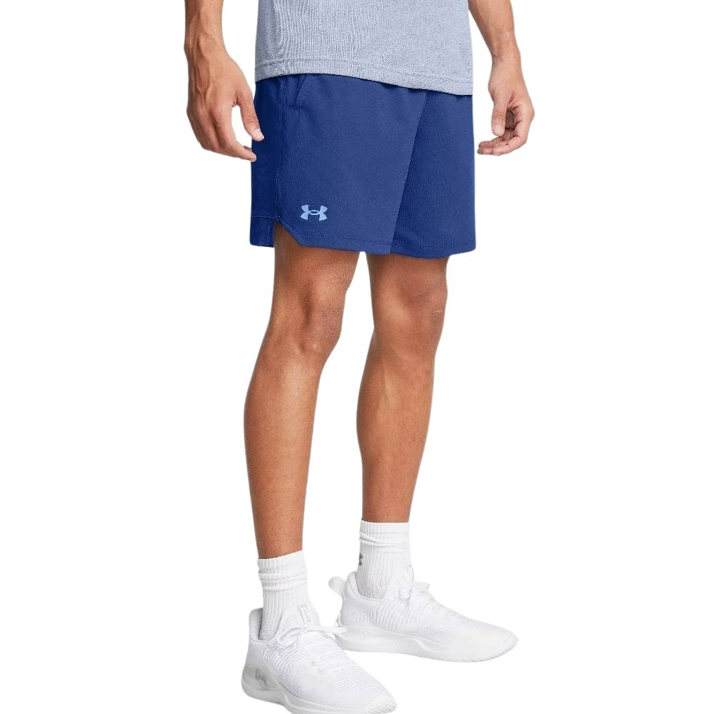 Under Armour Vanish Trainingsbroekje Woven Blauw Zwart Lichtblauw