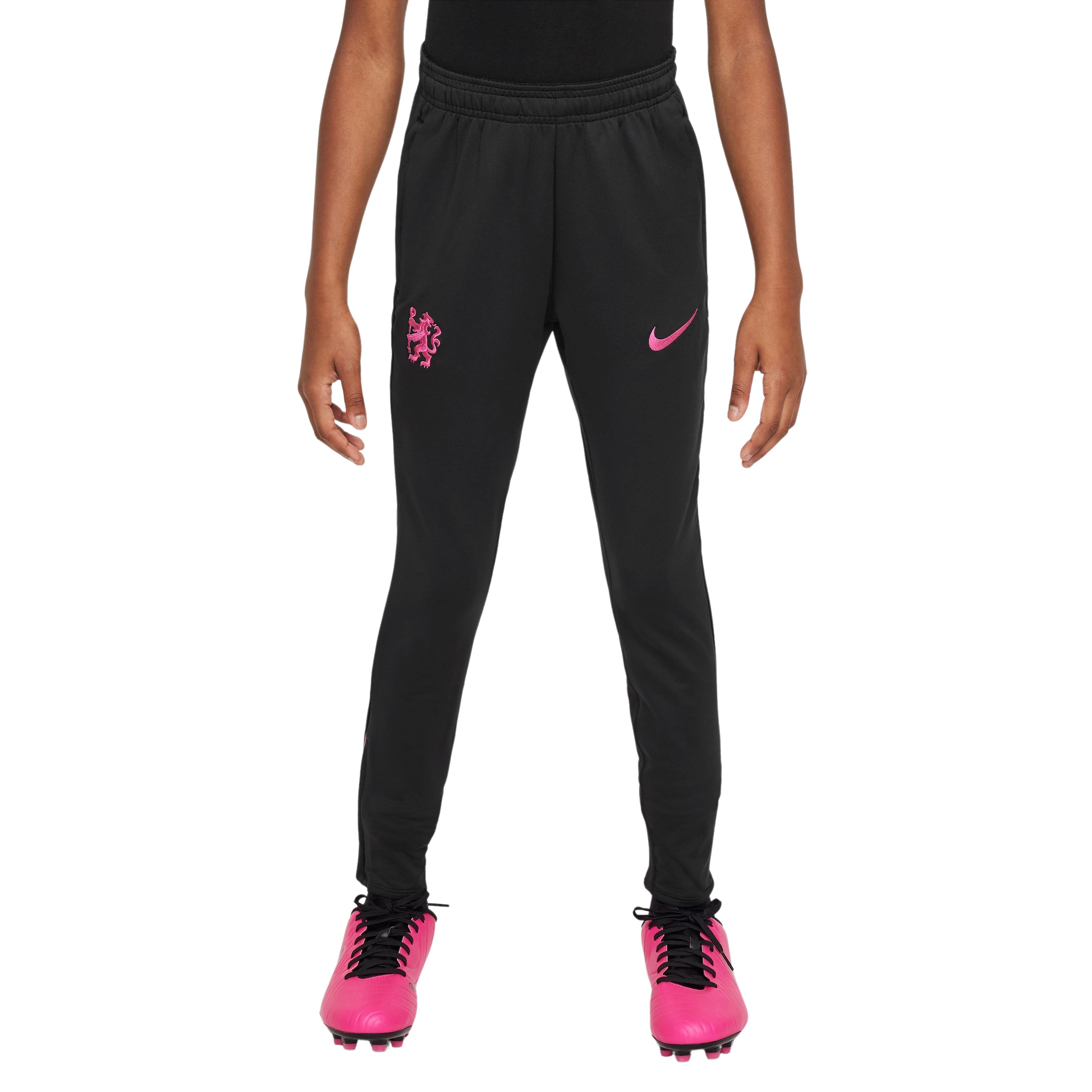 Nike Chelsea Strike Trainingsbroek 2024-2025 Kids Zwart Roze