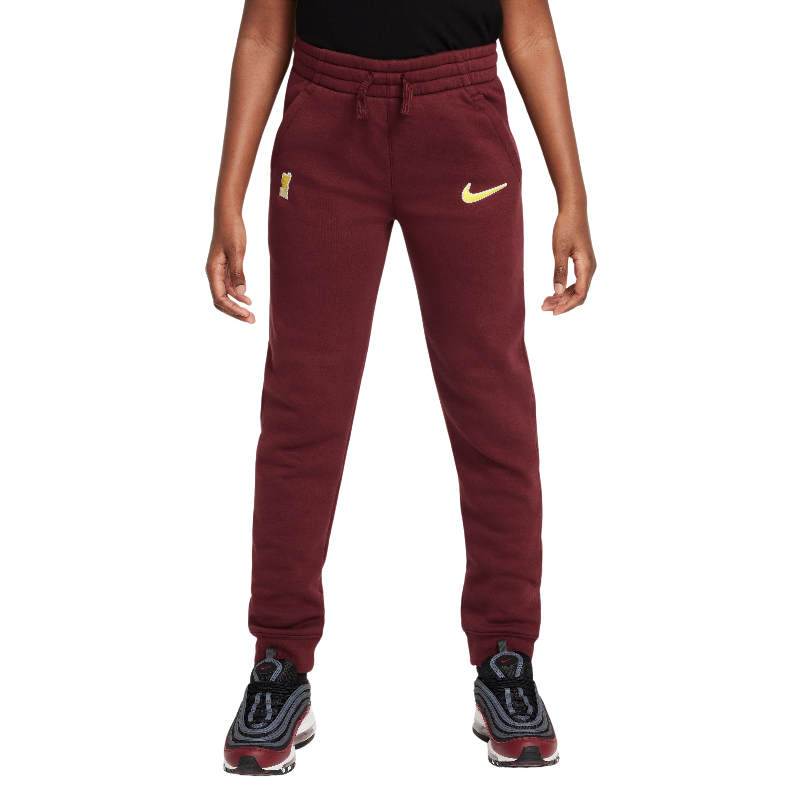 Nike Liverpool Club Joggingbroek 2024-2025 Kids Rood Geel