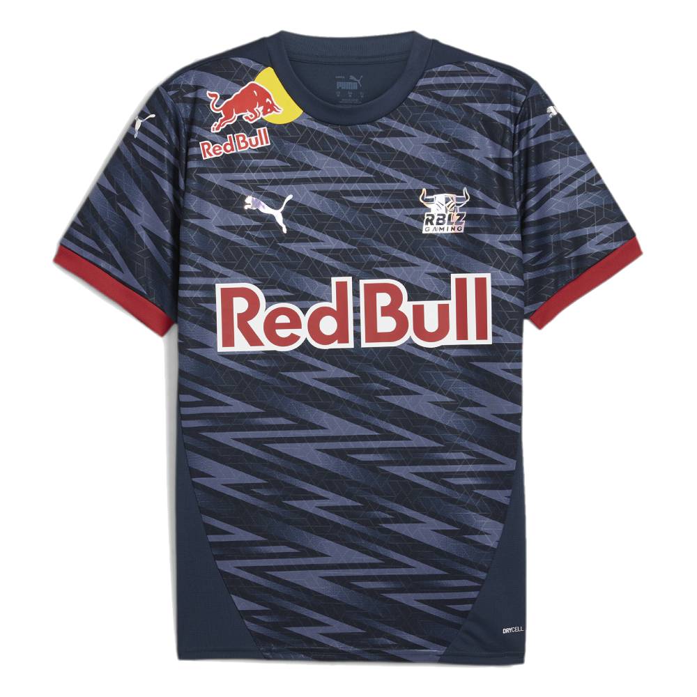 PUMA RB Leipzig Esports Trainingsshirt 2024-2025 Donkerblauw Rood