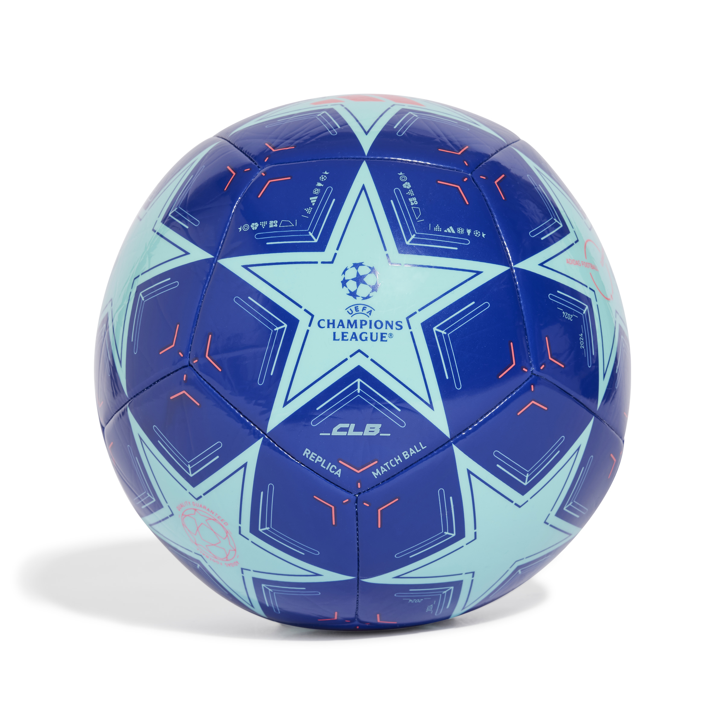 adidas UEFA Champions League Club Ball IX4066, Unisex, Blauw, Bal naar voetbal, maat: 5