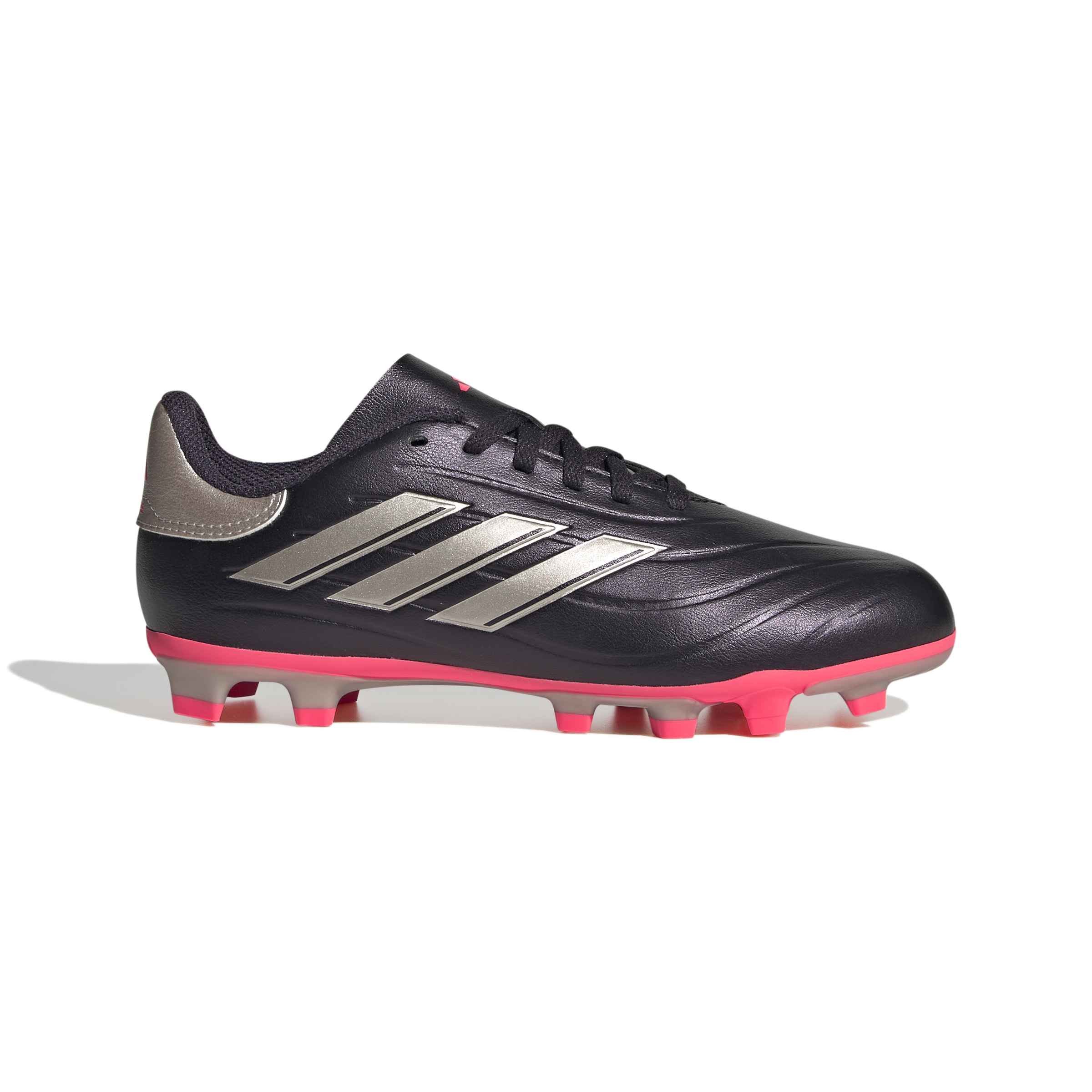 Adidas Copa Pure 2 Club Gras / Kunstgras Voetbalschoenen (MG) Kids Donkerpaars Zilver Roze