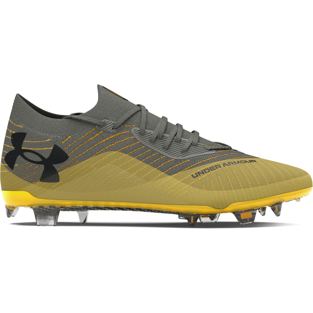 Under Armour Shadow Elite 2.0 Gras Voetbalschoenen (FG) Geel Grijs Zwart