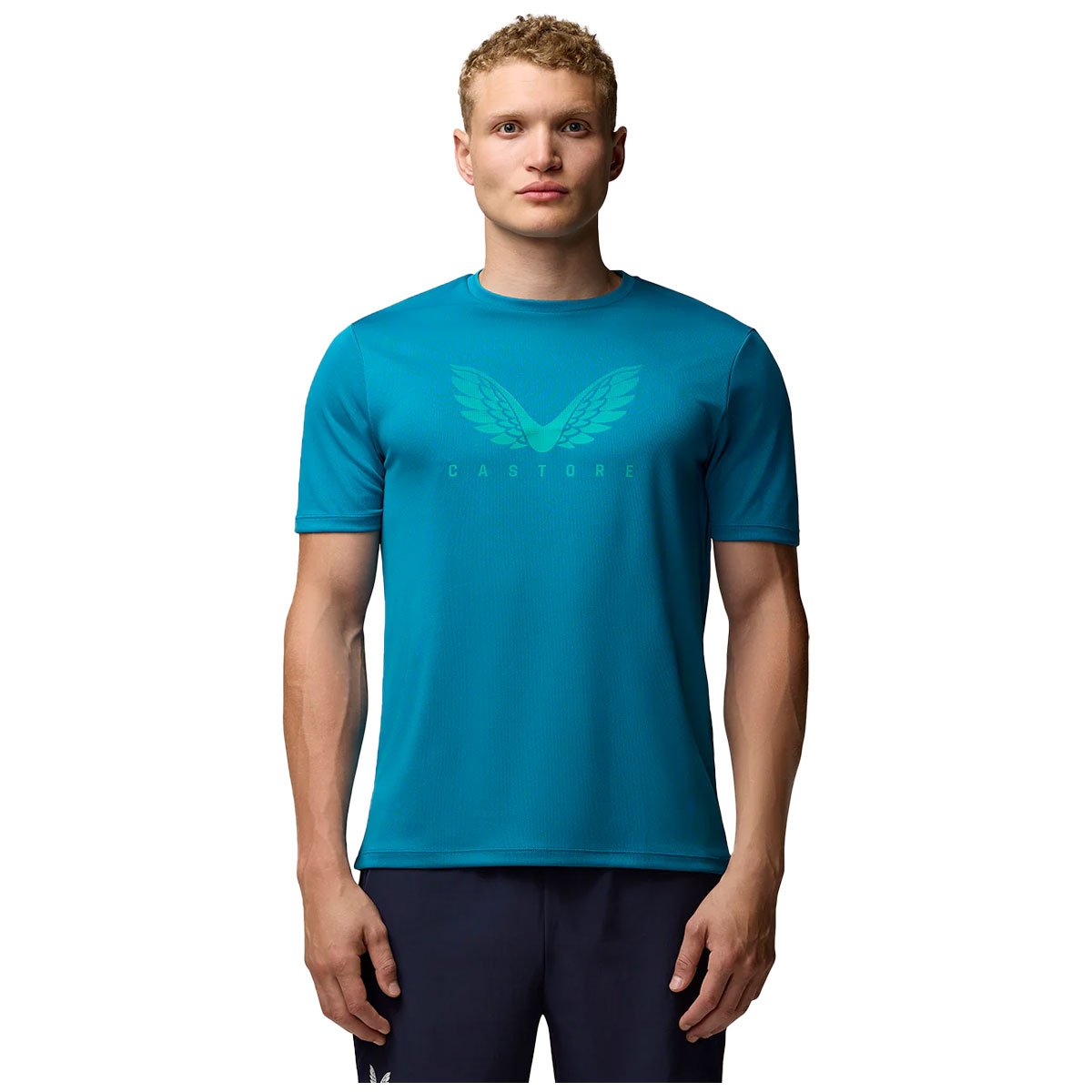 Castore Graphic T-Shirt Blauw Groen