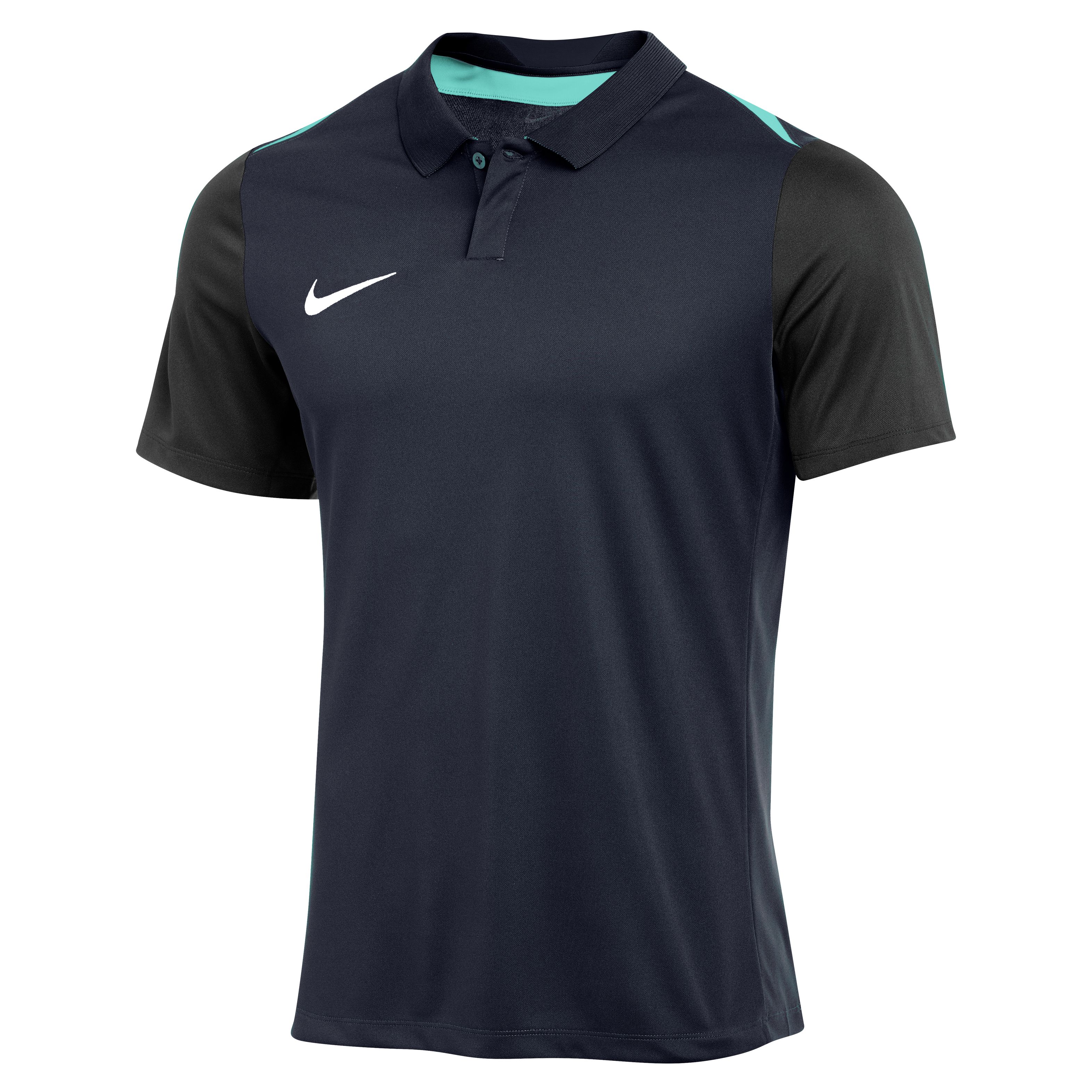 Nike Academy Pro 24 Polo Donkerblauw Zwart Turquoise Wit