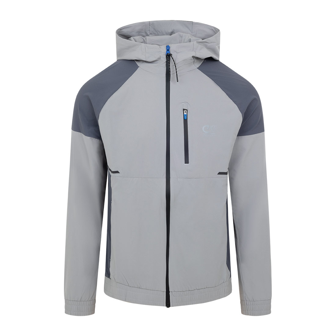 Cruyff Elite Jacket Grijs Donkergrijs Blauw