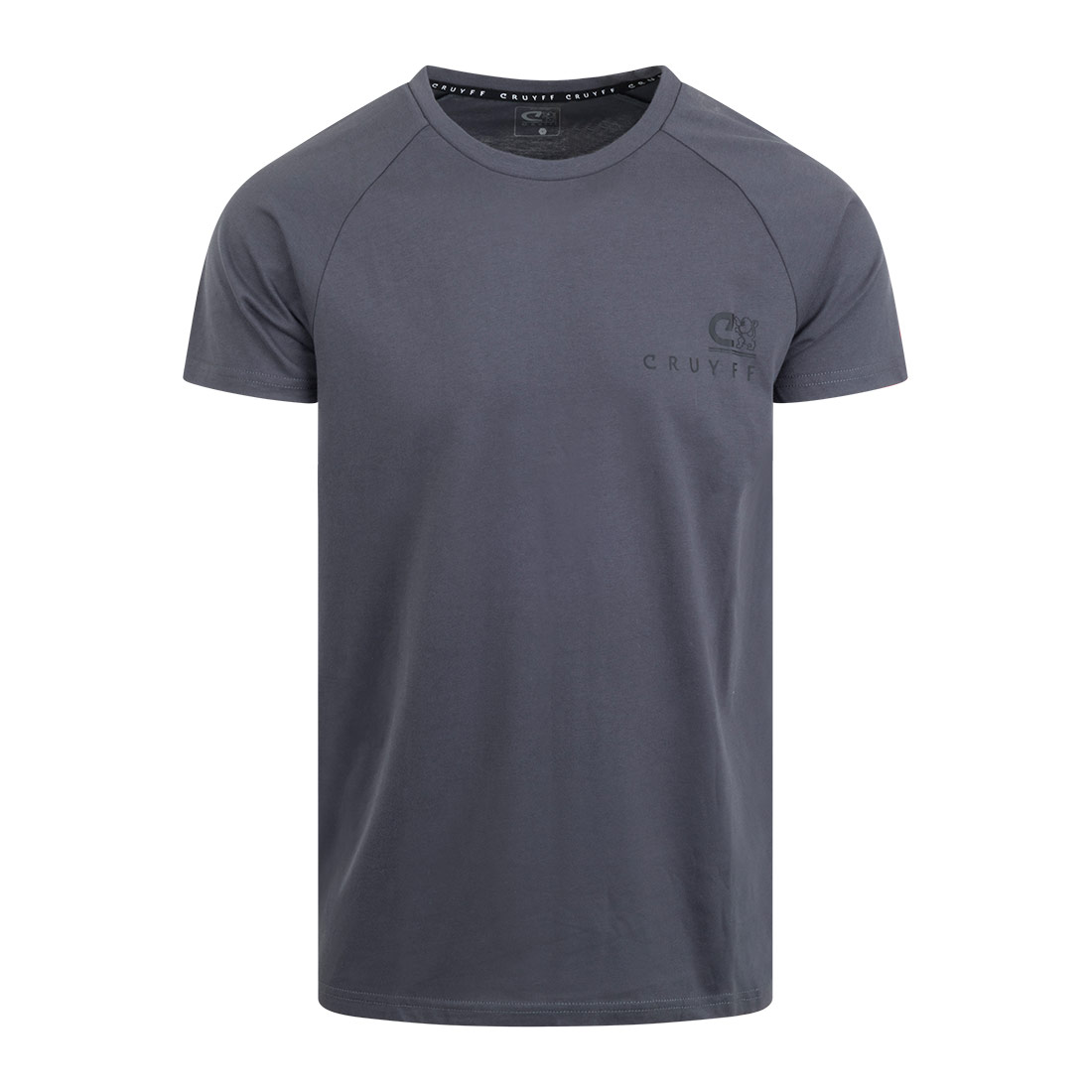 Cruyff Pro T-Shirt Donkergrijs Zwart