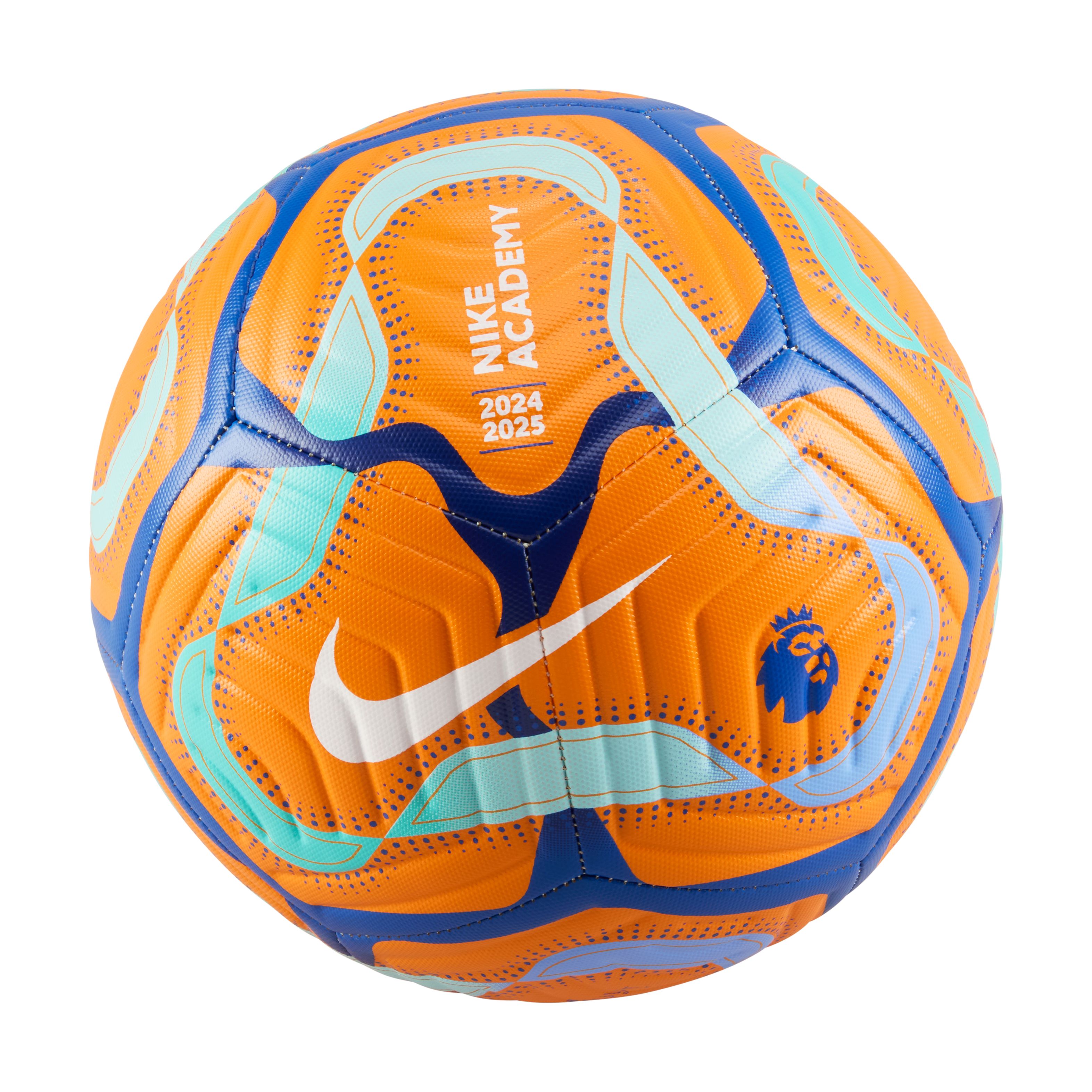 Nike Premier League Academy Voetbal Maat 5 2024-2025 Oranje Blauw Turquoise