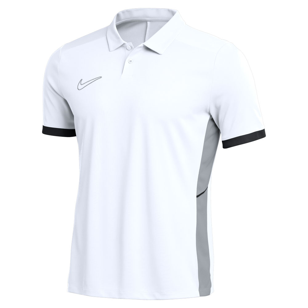 Nike Academy 25 Polo Wit Zwart Grijs