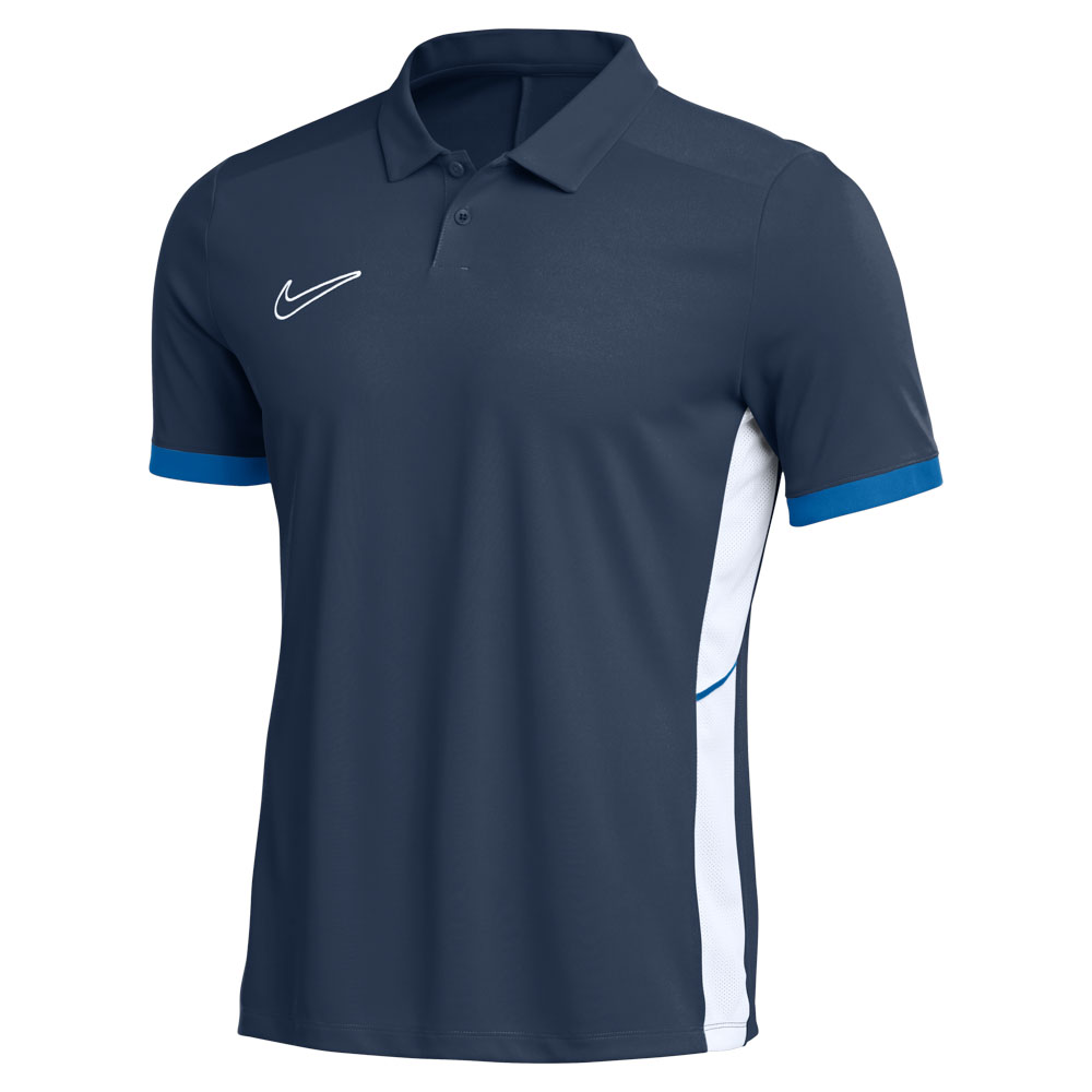 Nike Academy 25 Polo Donkerblauw Blauw Wit