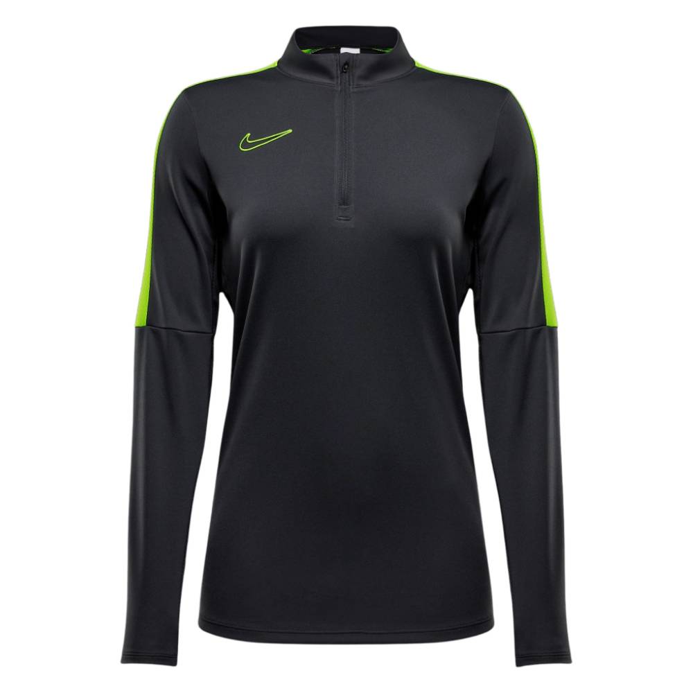 Nike Academy Trainingstrui 1/4-Zip Dames Antraciet Neongeel