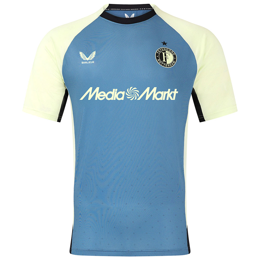 Castore Feyenoord Trainingsshirt 2024-2025 Blauw Groen