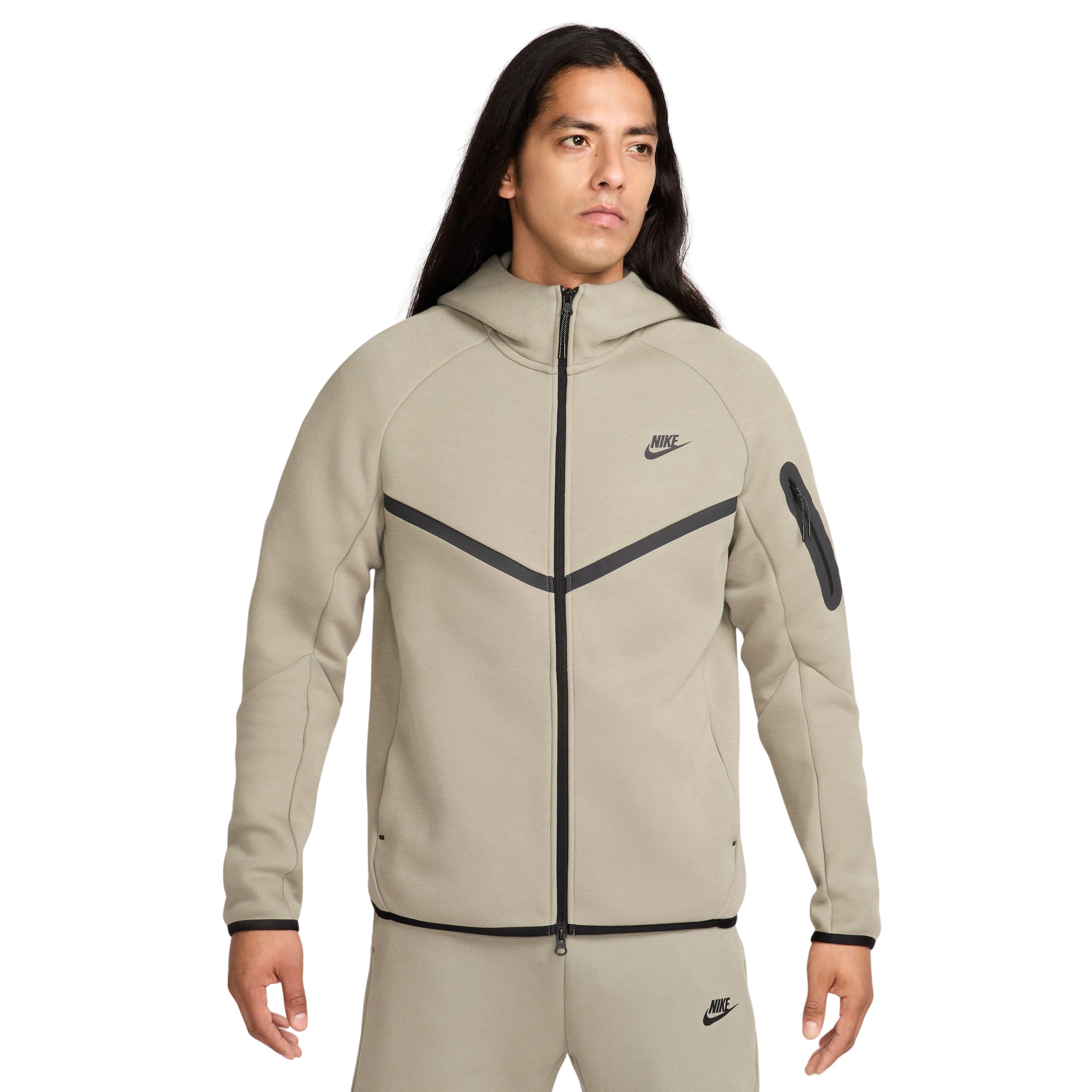 Nike Tech Fleece Sportswear Vest Lichtbruin Zwart