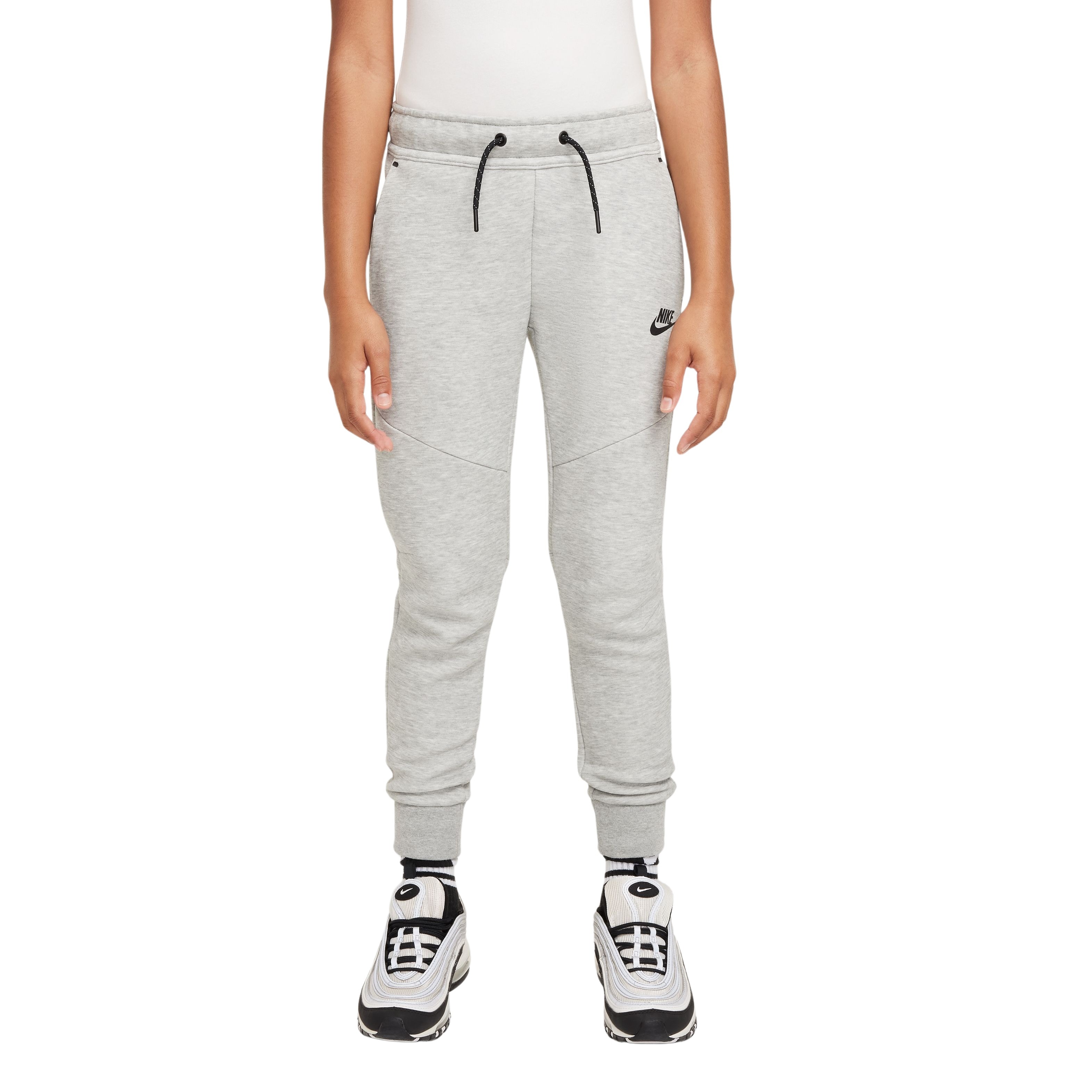 Nike Tech Fleece Sportswear Joggingbroek Kids Grijs Zwart