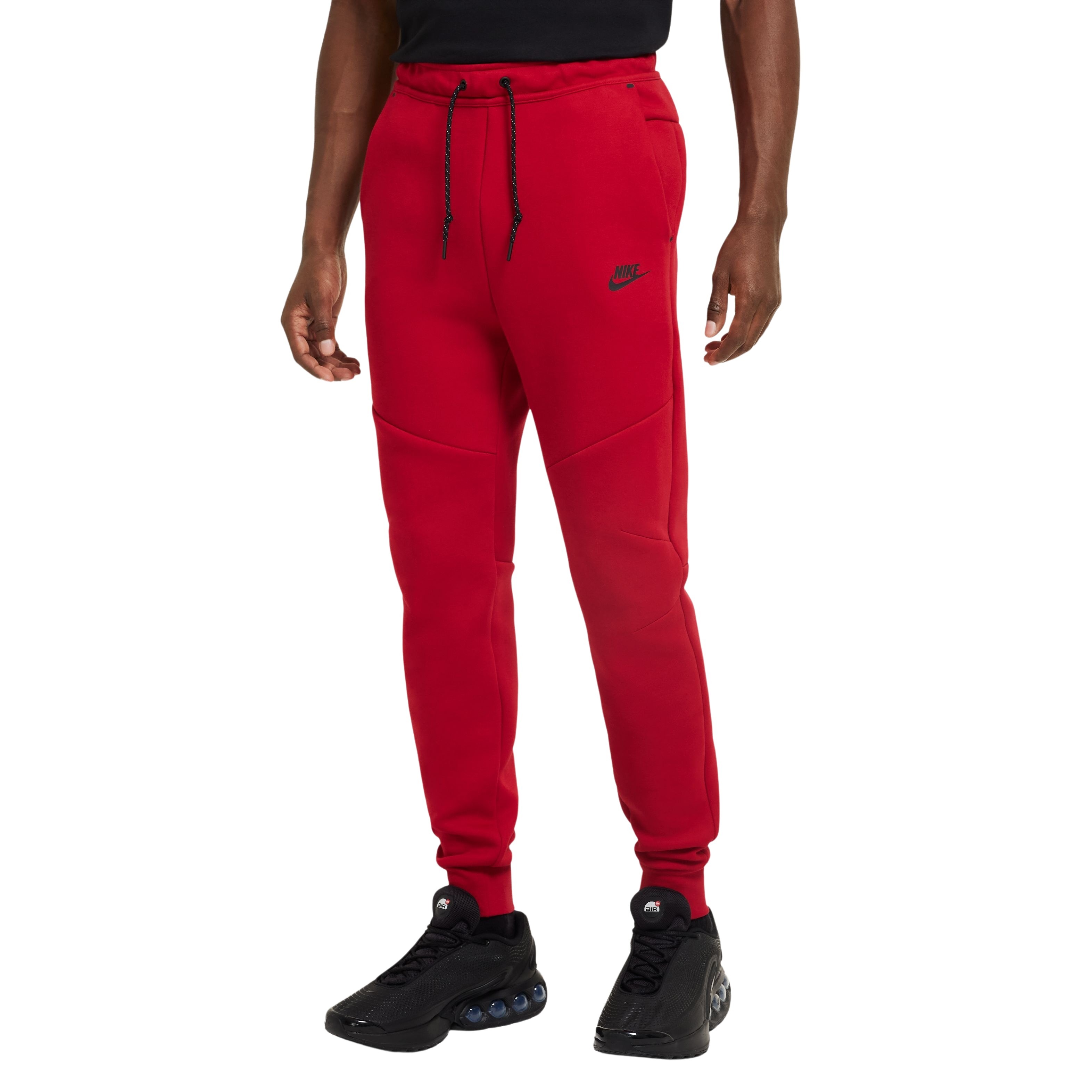 Nike Tech Fleece Sportswear Joggingbroek Rood Zwart