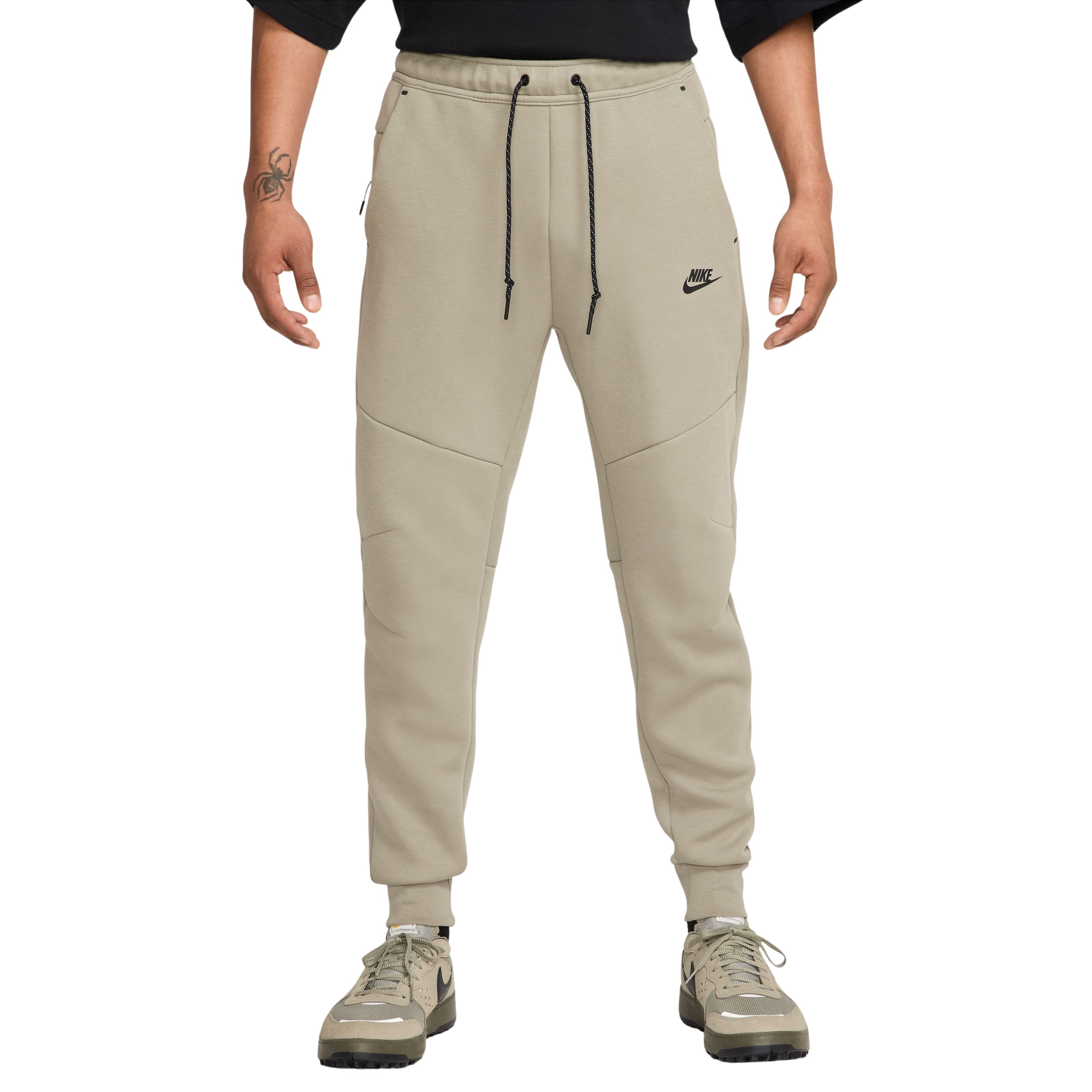 Nike Tech Fleece Sportswear Joggingbroek Grijsgroen Zwart