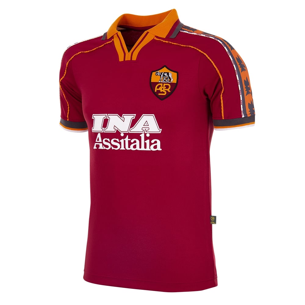 COPA - AS Roma 1998 - 99 Retro Voetbal Shirt - L -