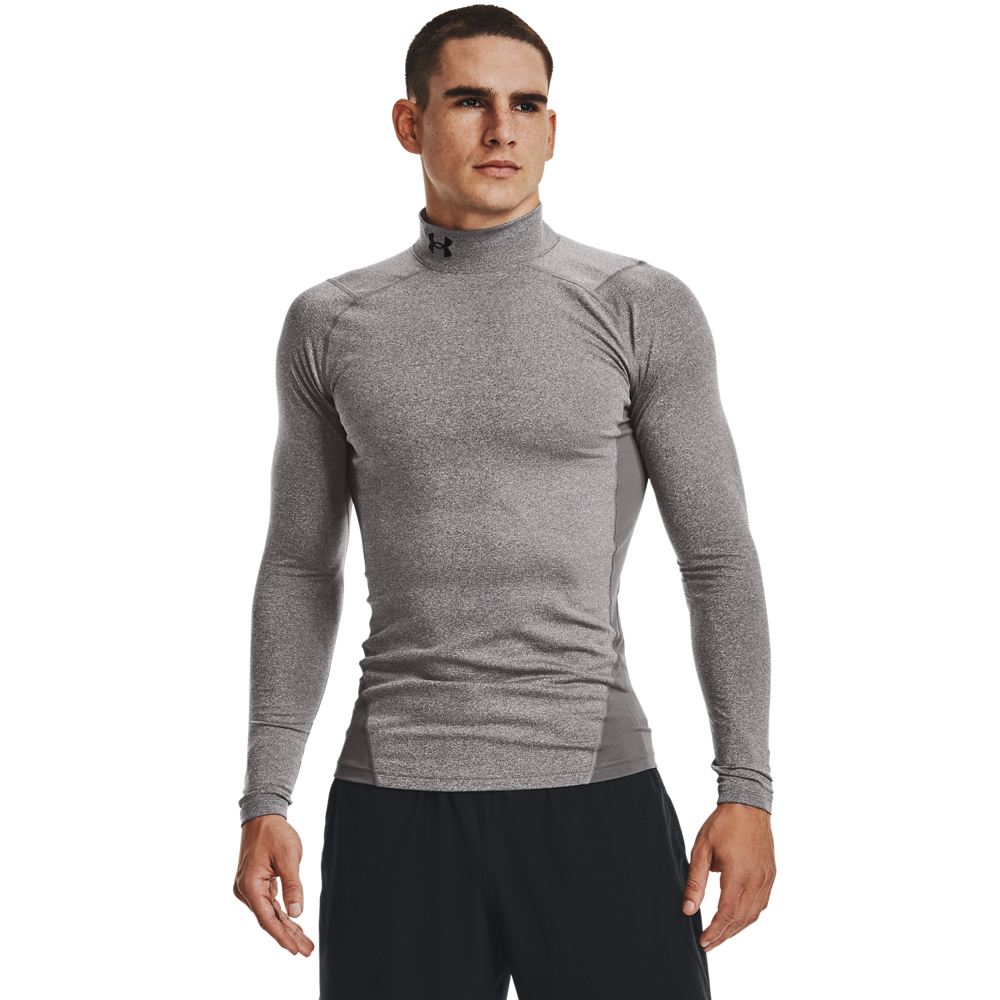 Under Armour Cold Gear Ondershirt Grijs Zwart