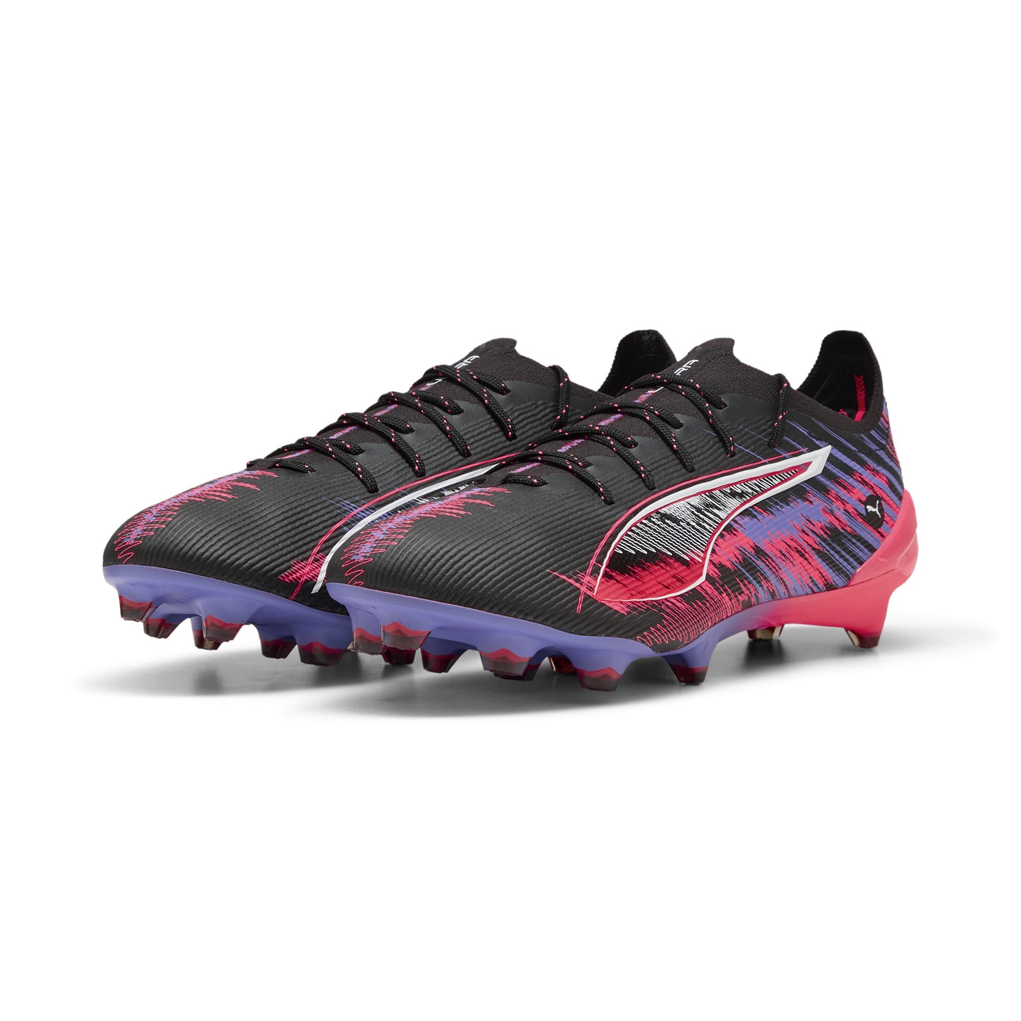 PUMA Ultra 5 Ultimate F1 Gras Voetbalschoenen (FG) Zwart Roze Paars