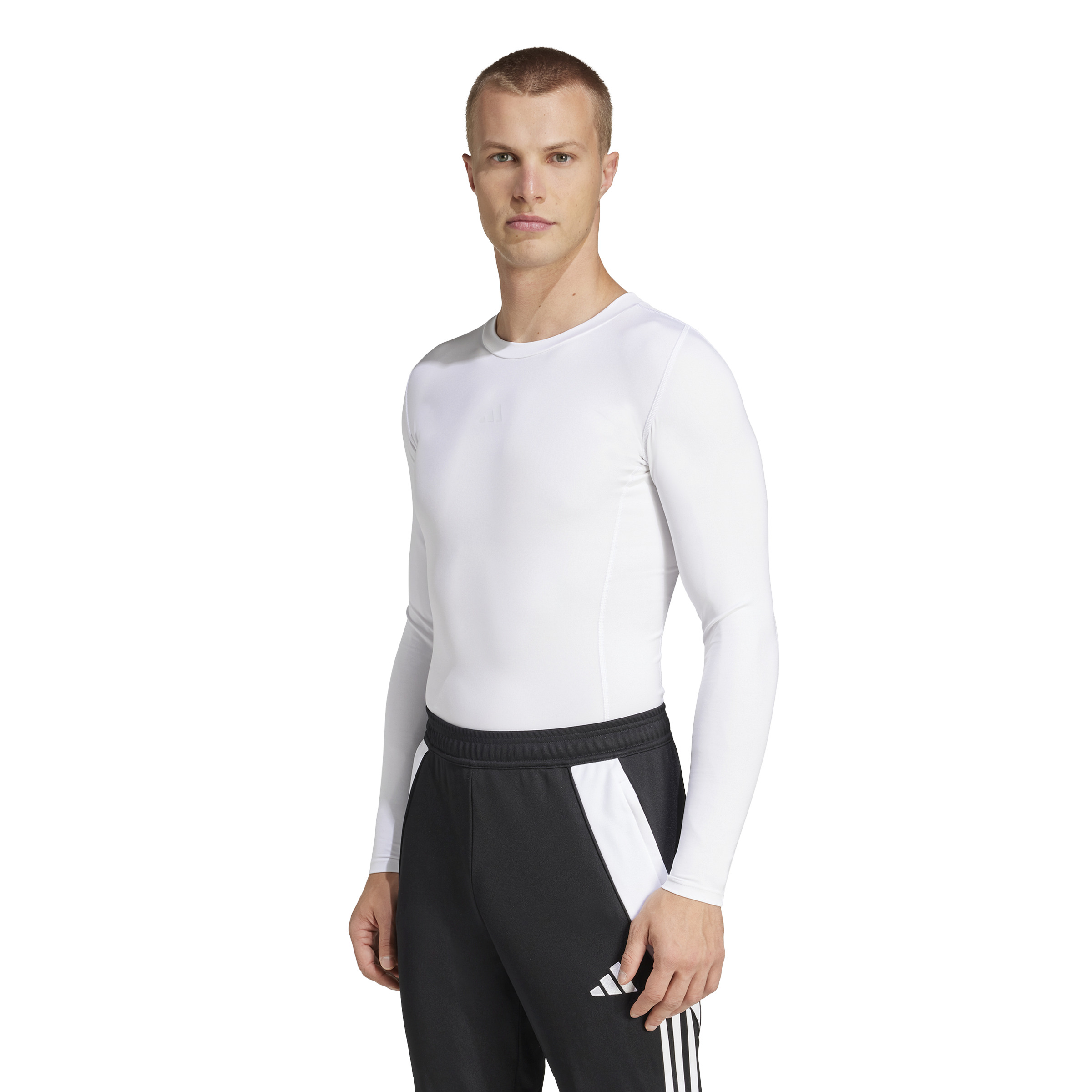 adidas Techfit Ondershirt Lange Mouwen Wit