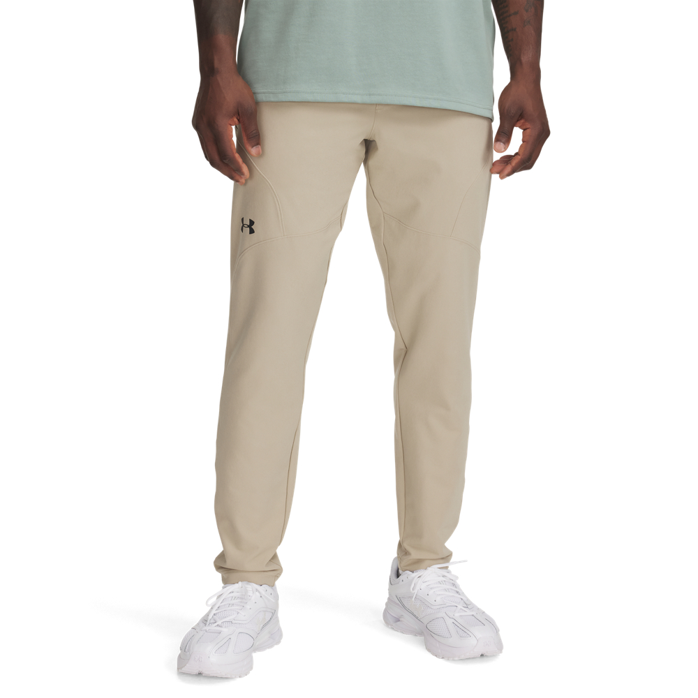 Under Armour Unstoppable Tapered Trainingsbroek Beige Zwart