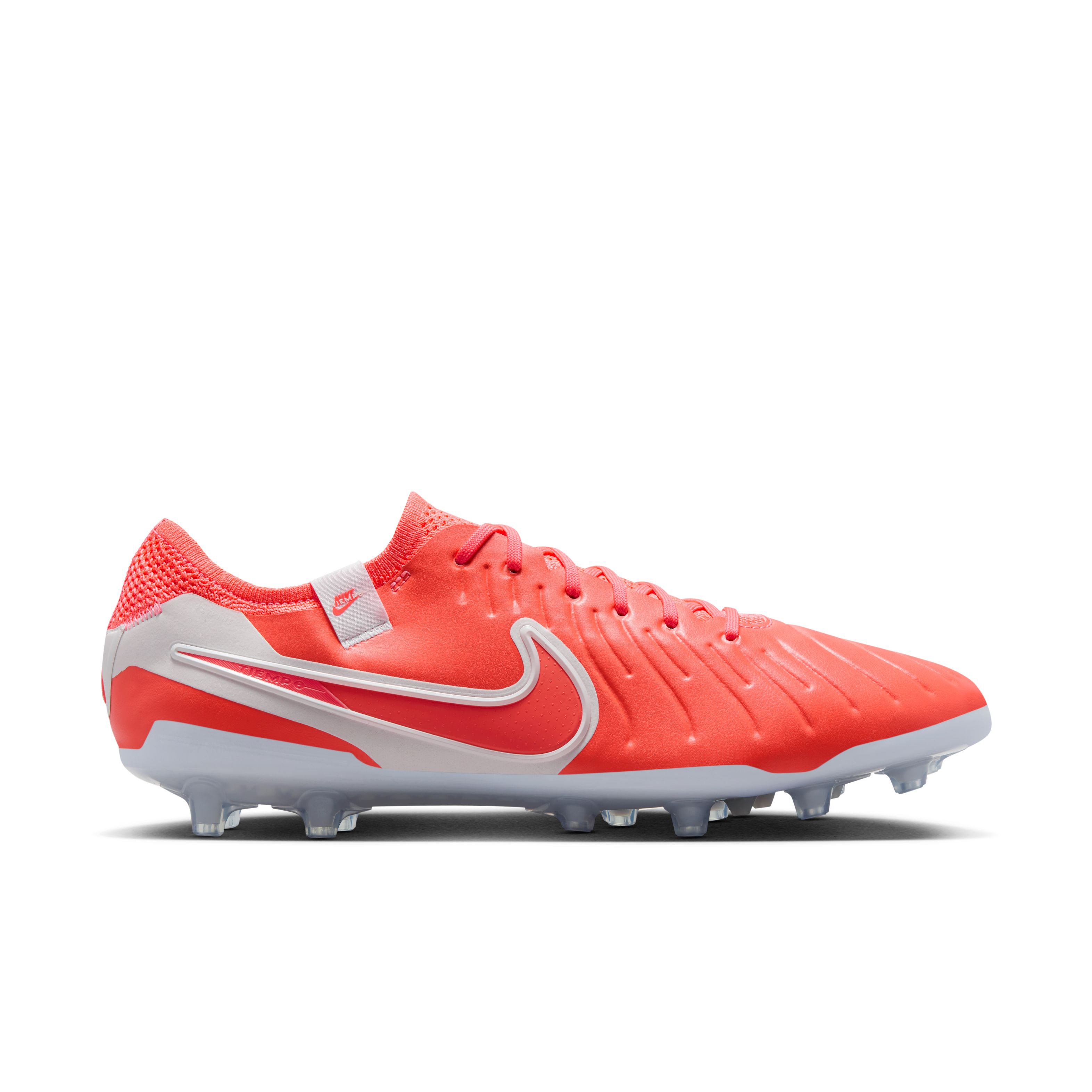 Nike Tiempo Legend 10 Elite Kunstgras Voetbalschoenen (AG) Felrood Wit