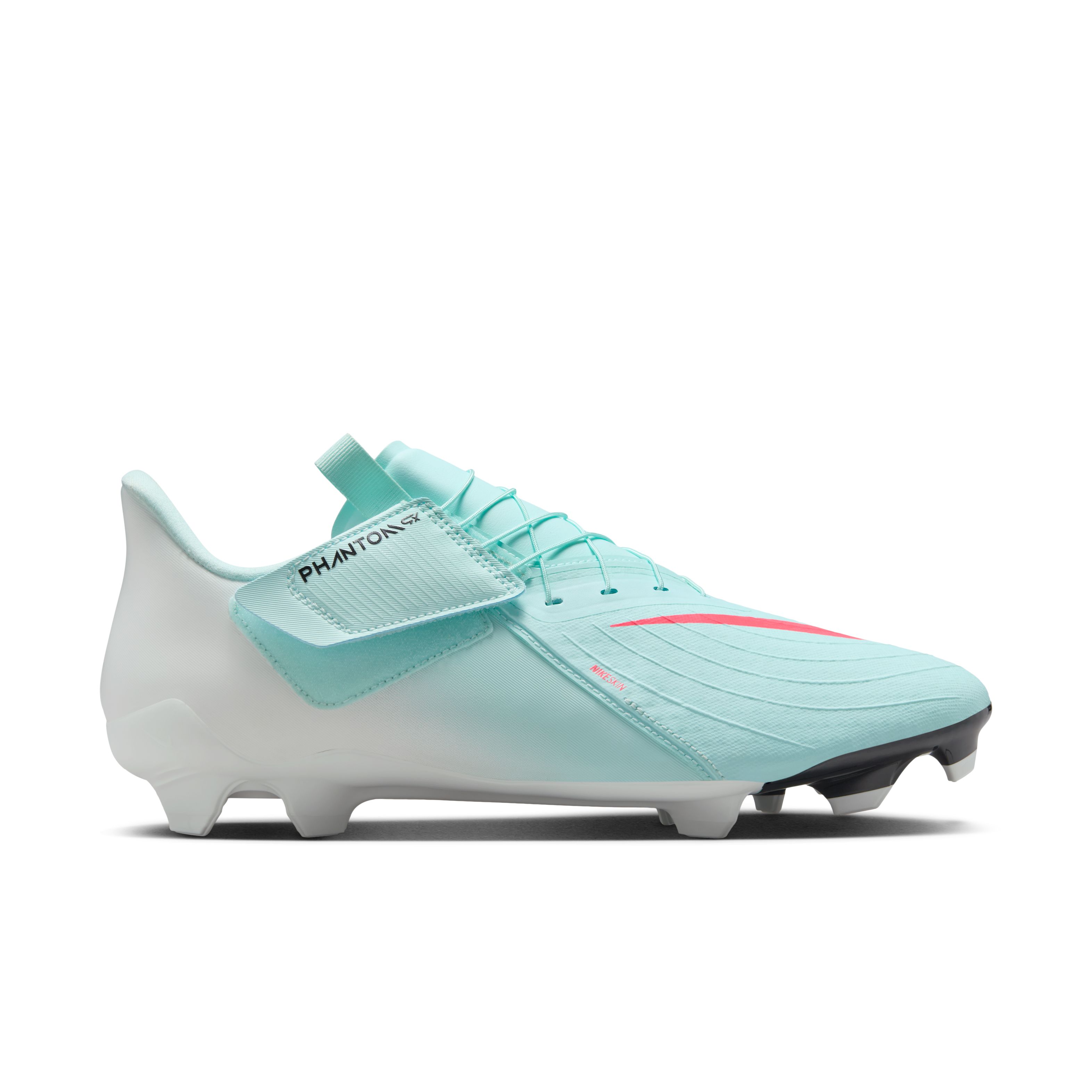 Nike Phantom GX II Academy Easyon Gras / Kunstgras Voetbalschoenen (MG) Mintgroen Rood Zwart