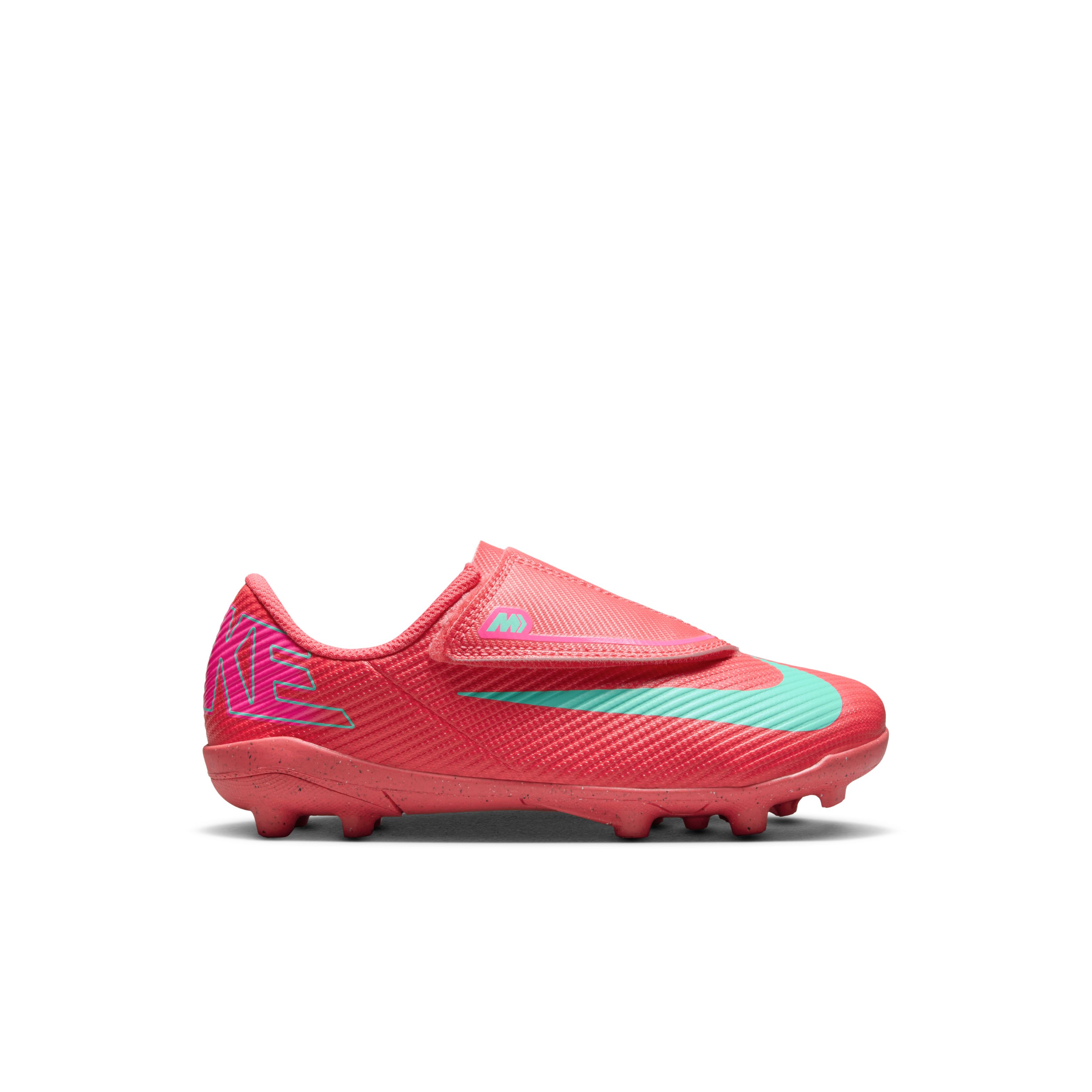 Nike Mercurial Vapor 16 Club Gras / Kunstgras Voetbalschoenen (MG) Peuters Rood Turquoise Roze