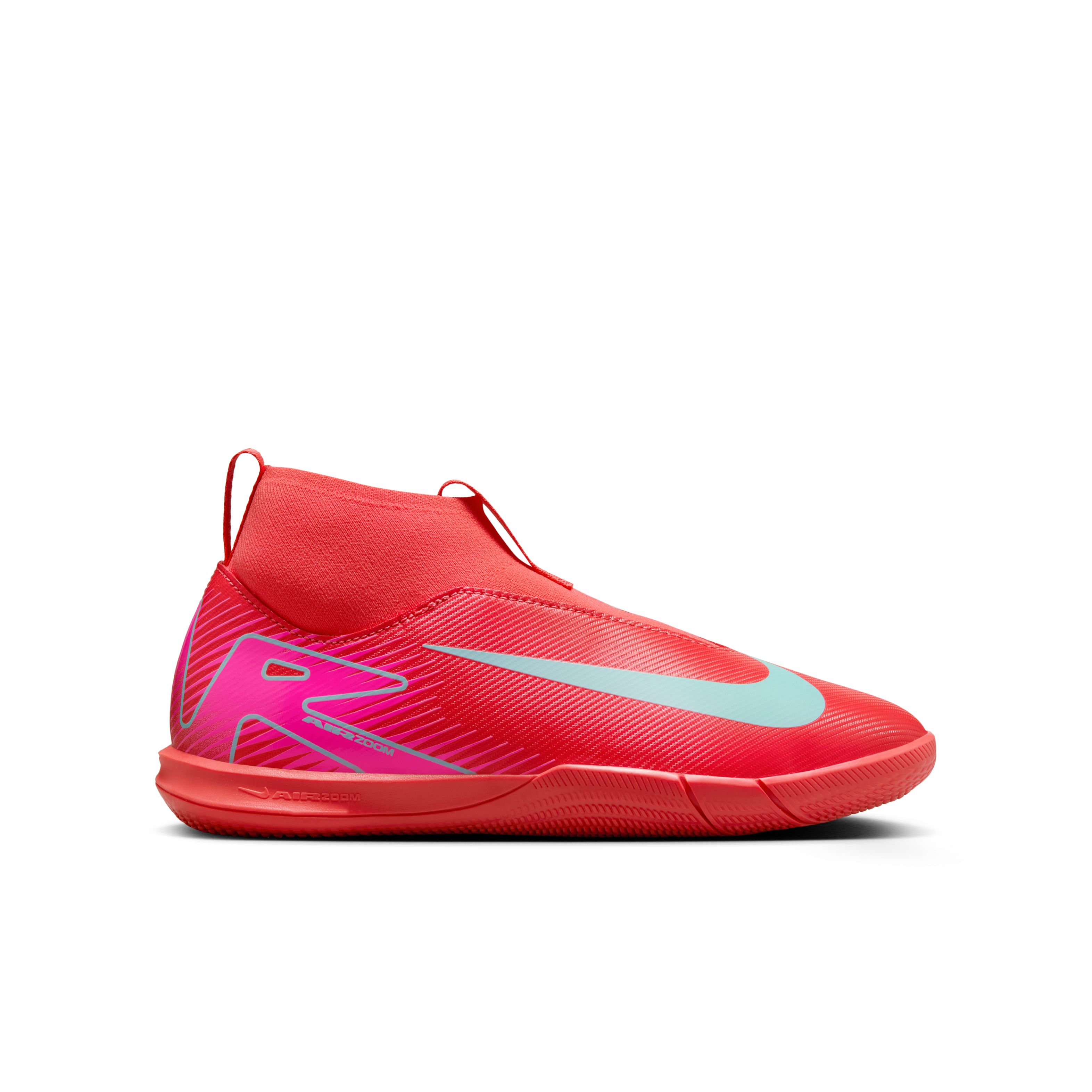 Nike Zoom Mercurial Superfly 10 Academy Zaalvoetbalschoenen (IN) Kids Rood Turquoise Roze