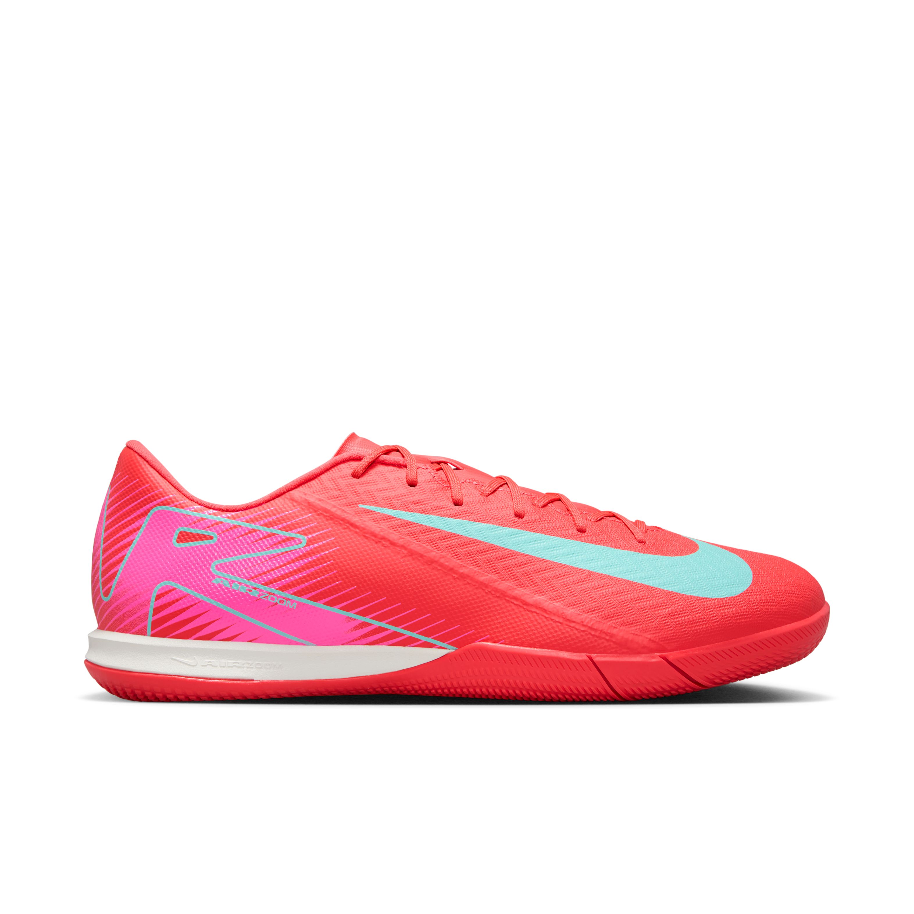 Nike Zoom Mercurial Vapor 16 Academy Zaalvoetbalschoenen (IN) Rood Turquoise Roze