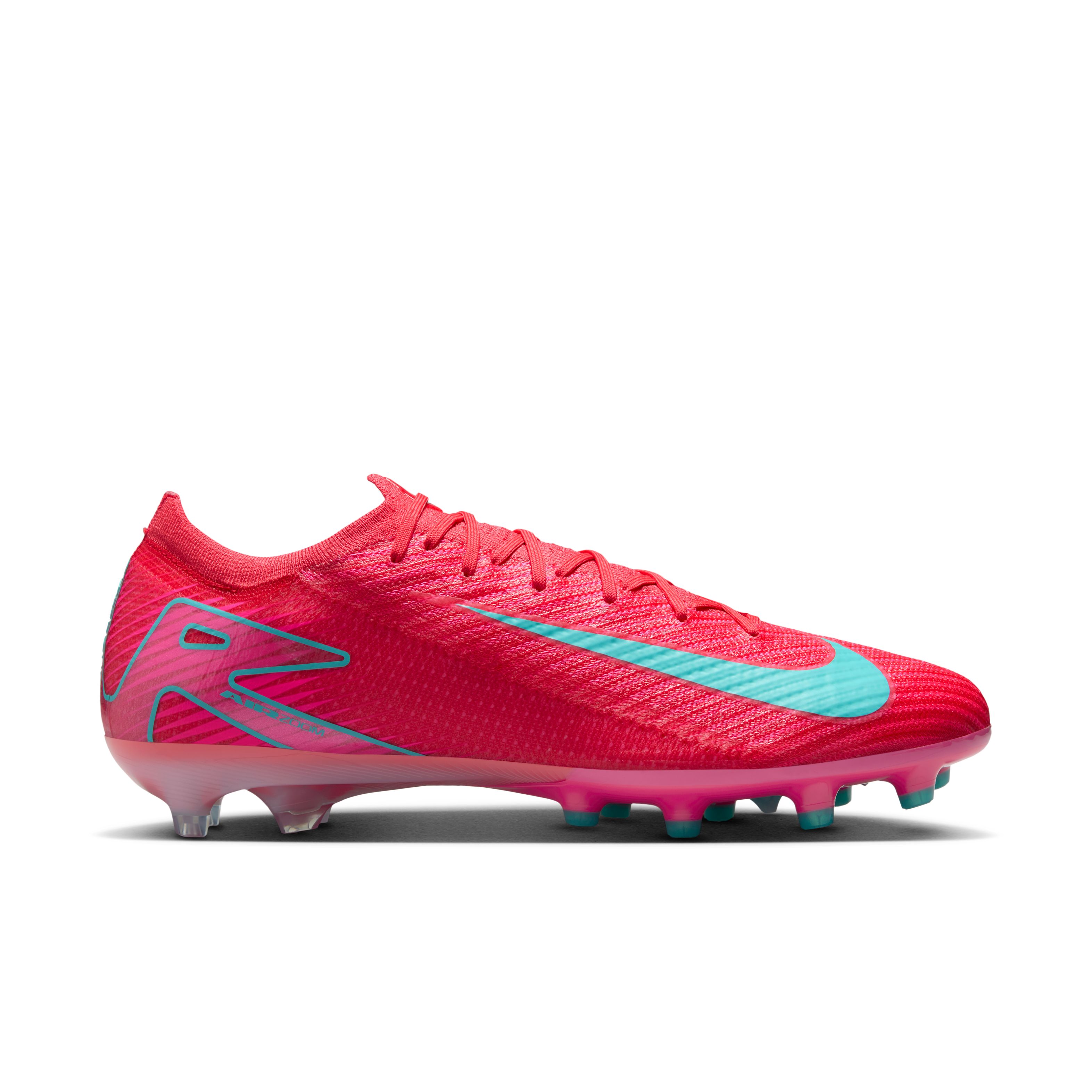 Nike Zoom Mercurial Vapor 16 Elite Kunstgras Voetbalschoenen (AG) Rood Turquoise Roze