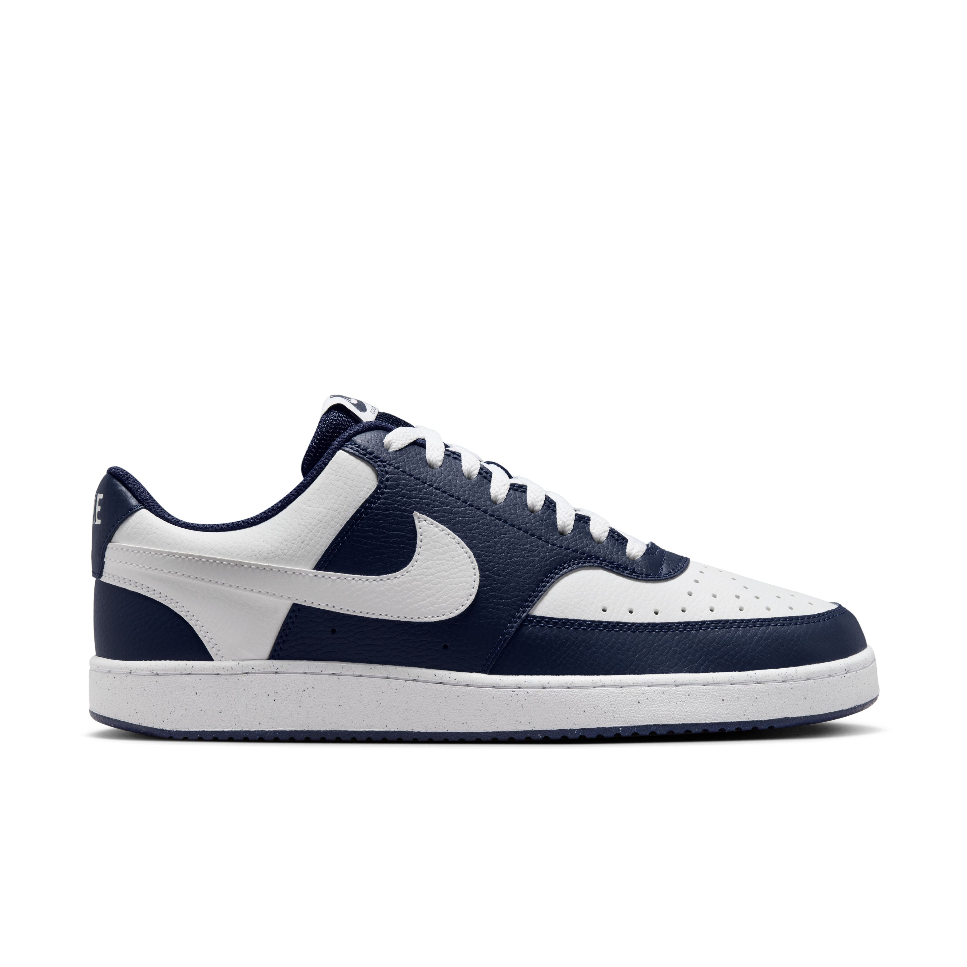 Nike Court Vision Low Sneakers Donkerblauw Wit