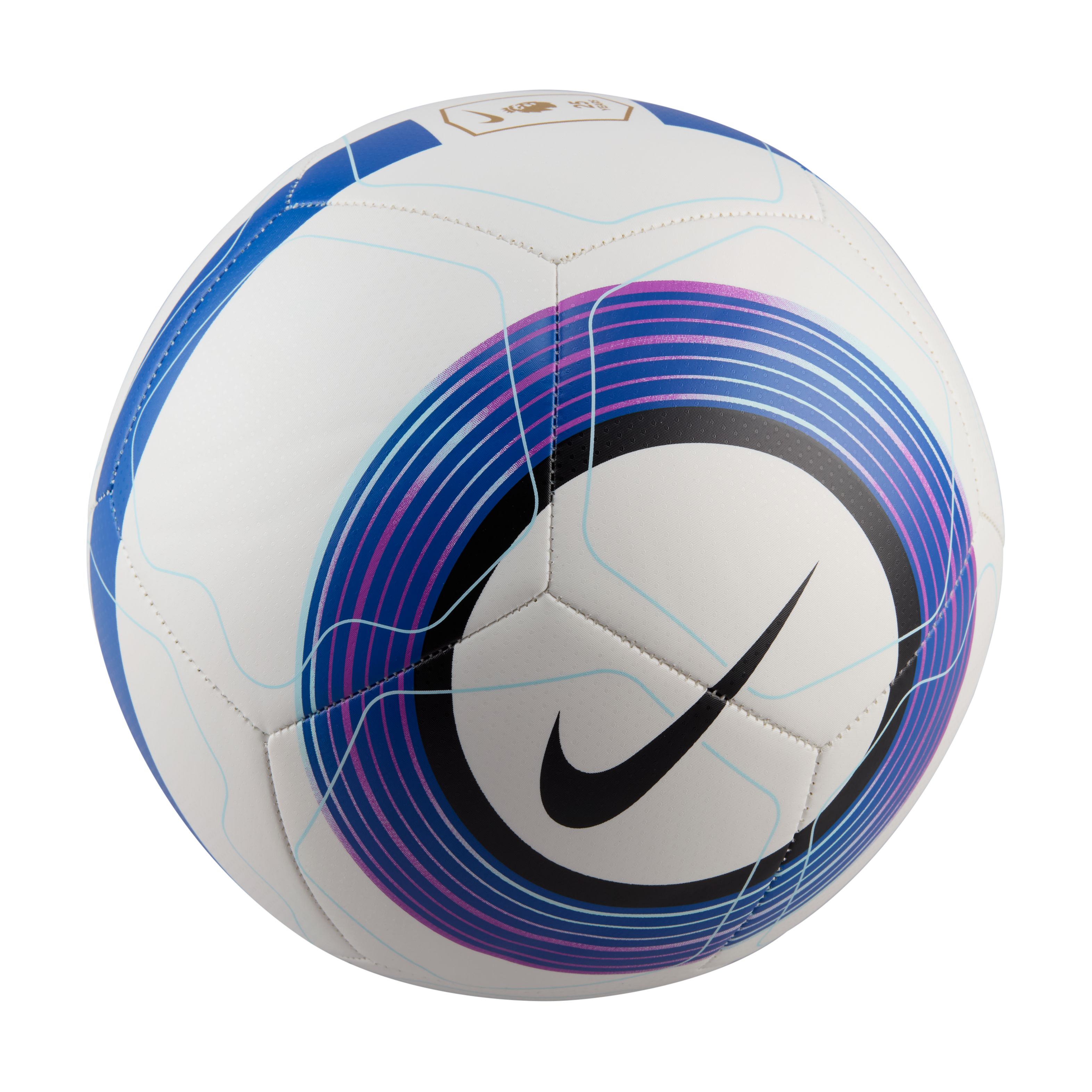 Nike Premier League Pitch Voetbal 2024-2025 Wit Blauw Paars Zwart