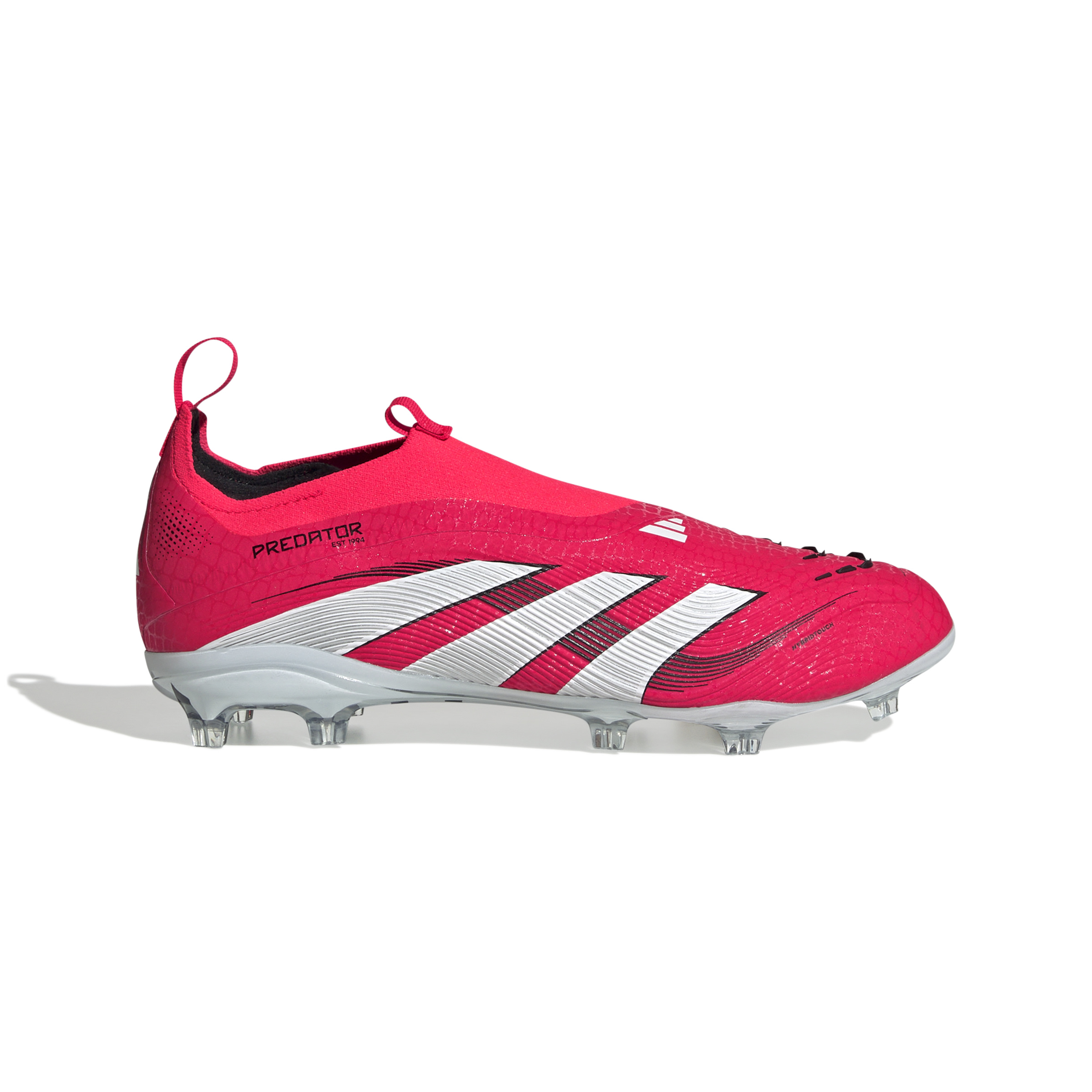 adidas Predator Elite Veterloze Gras Voetbalschoenen (FG) Kids Rood Wit Zwart