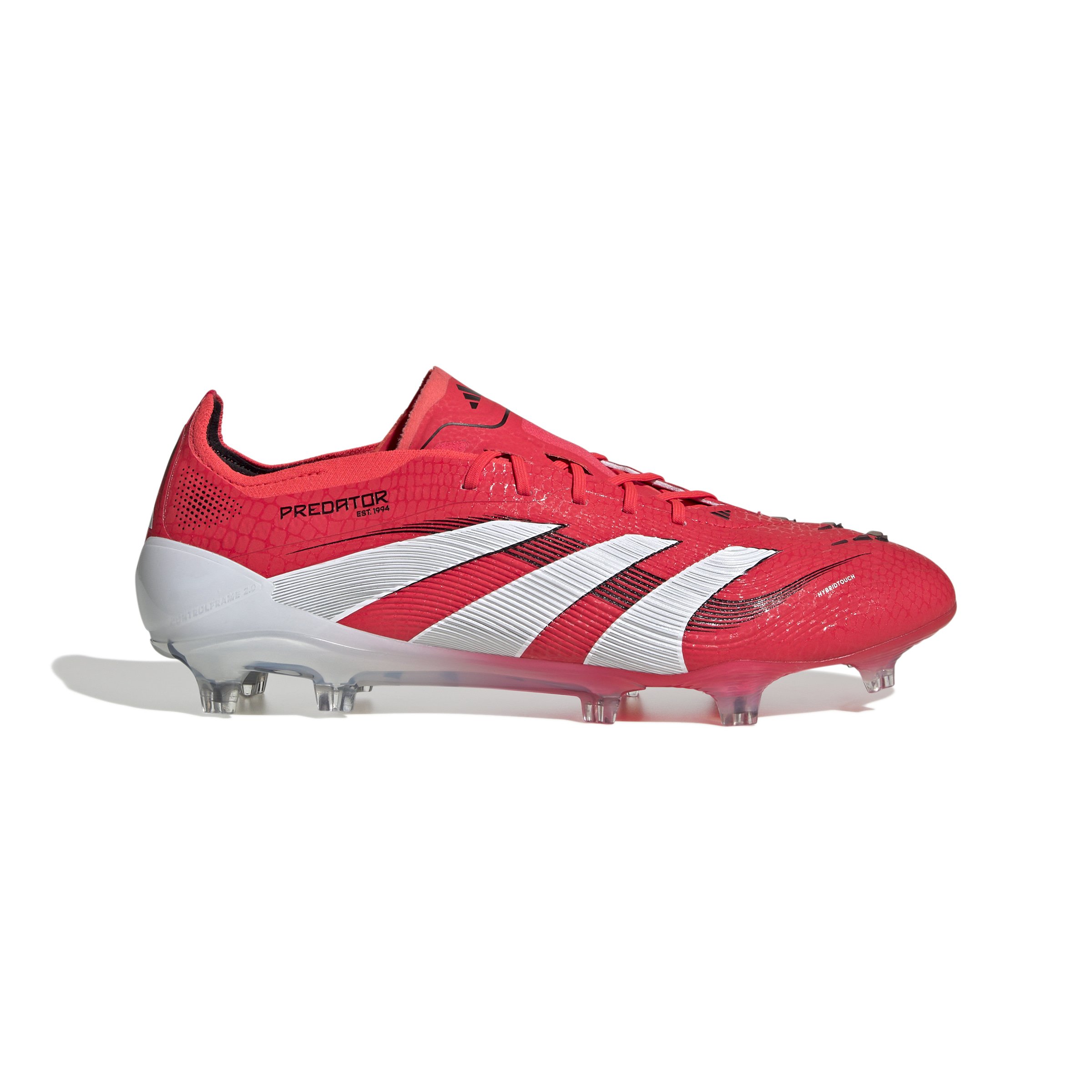 adidas Predator Elite Gras Voetbalschoenen (FG) Rood Wit Zwart