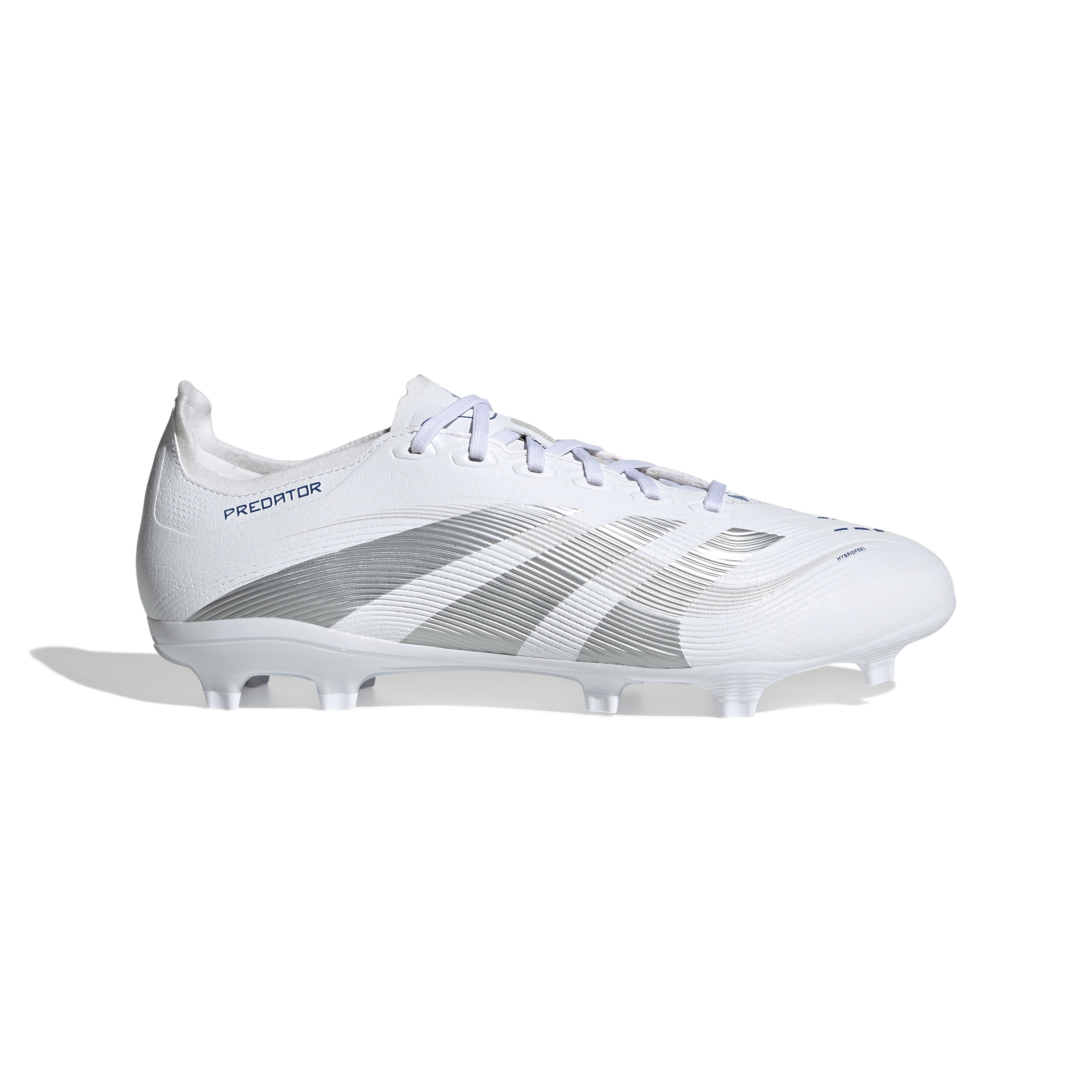 adidas Predator League Gras / Kunstgras Voetbalschoenen (MG) Wit Zilver Blauw