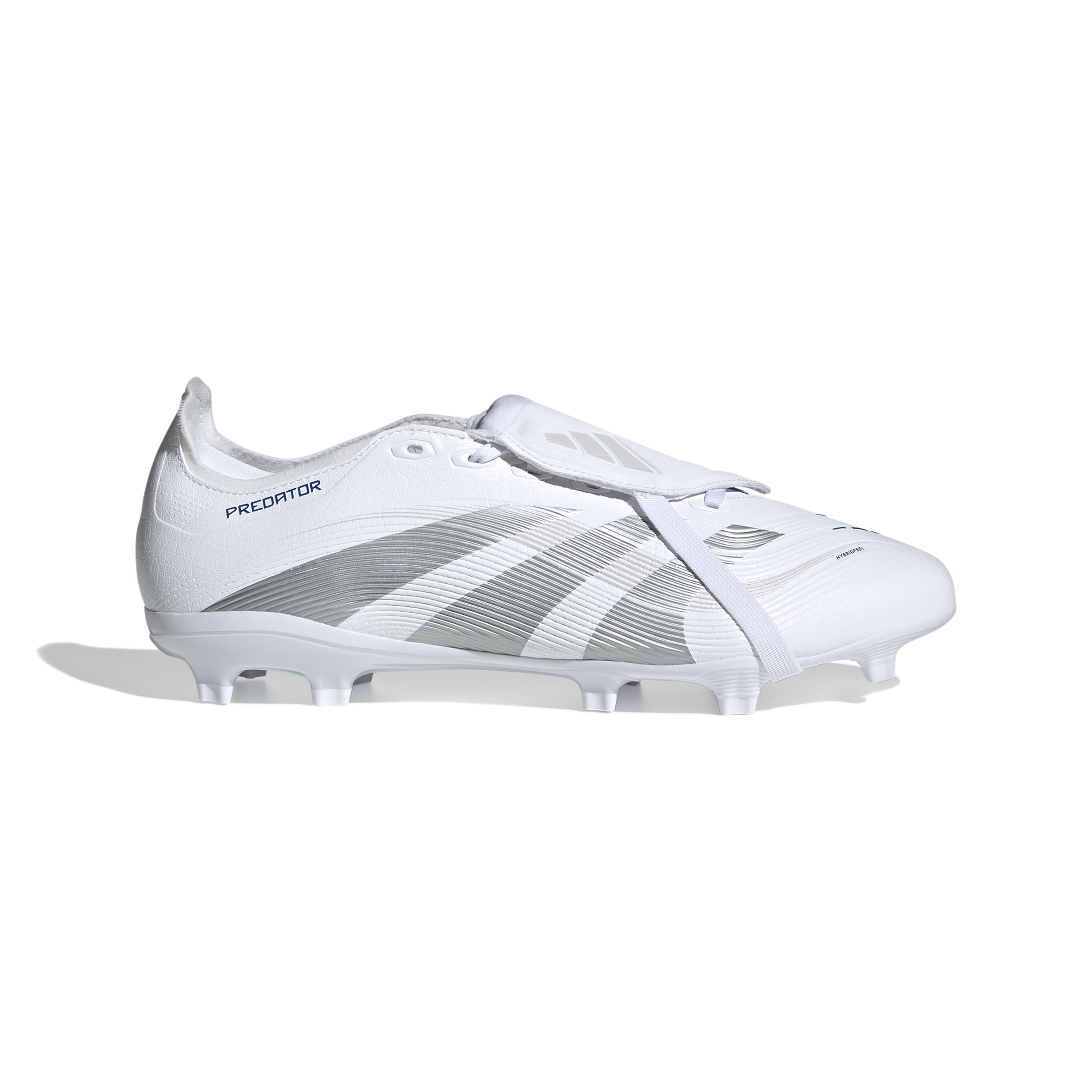 adidas Predator League FT Gras / Kunstgras Voetbalschoenen (MG) Wit Zilver Blauw