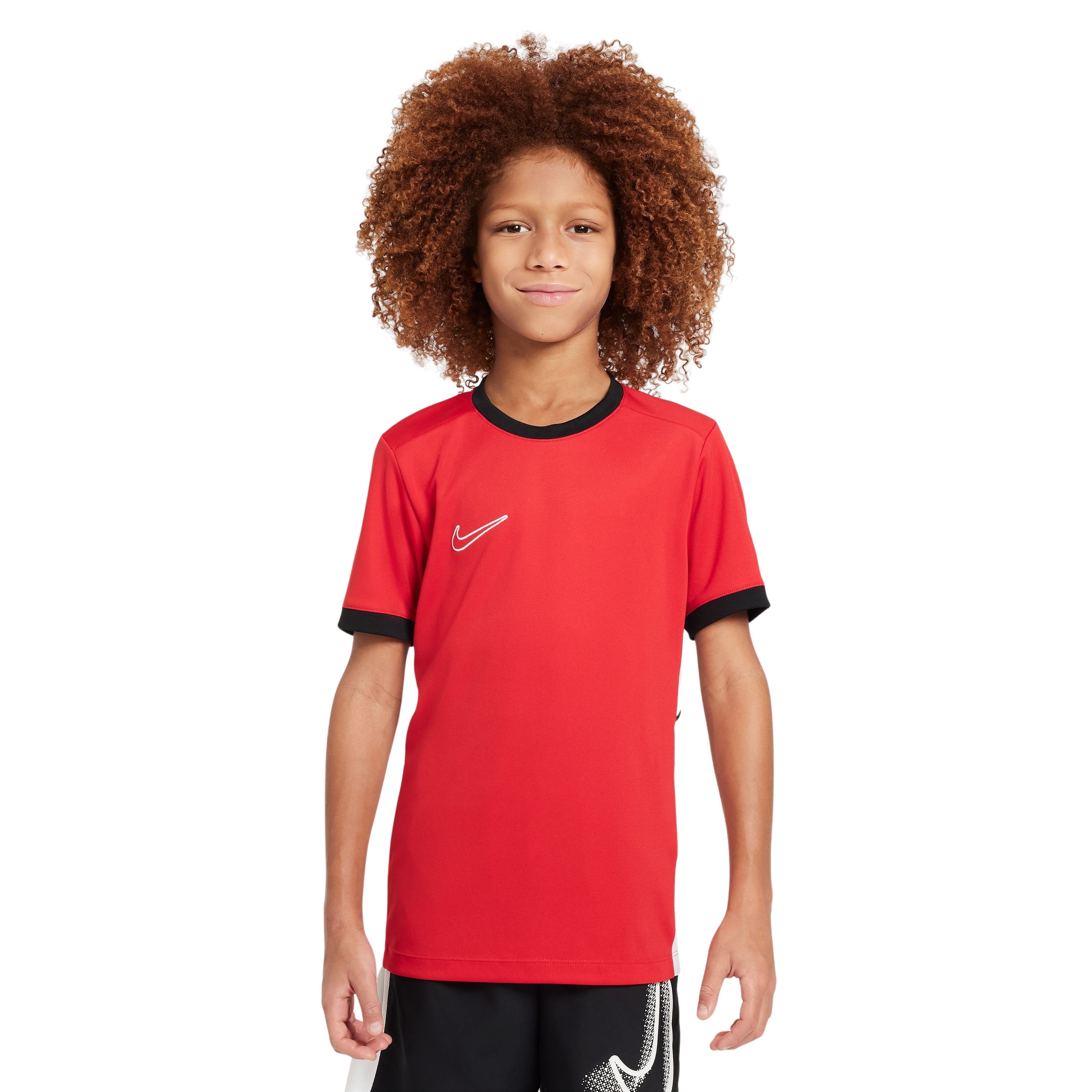 Nike Academy 25 Trainingsshirt Kids Rood Zwart Wit