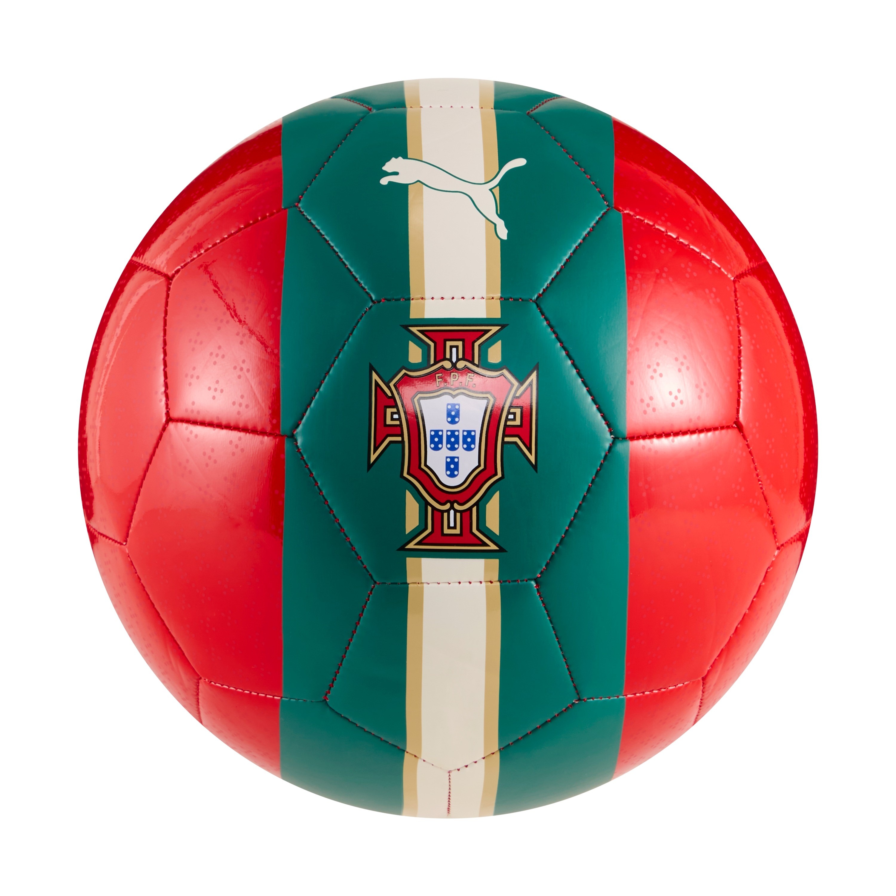 PUMA Portugal Fan Voetbal Maat 5 Rood Groen Wit