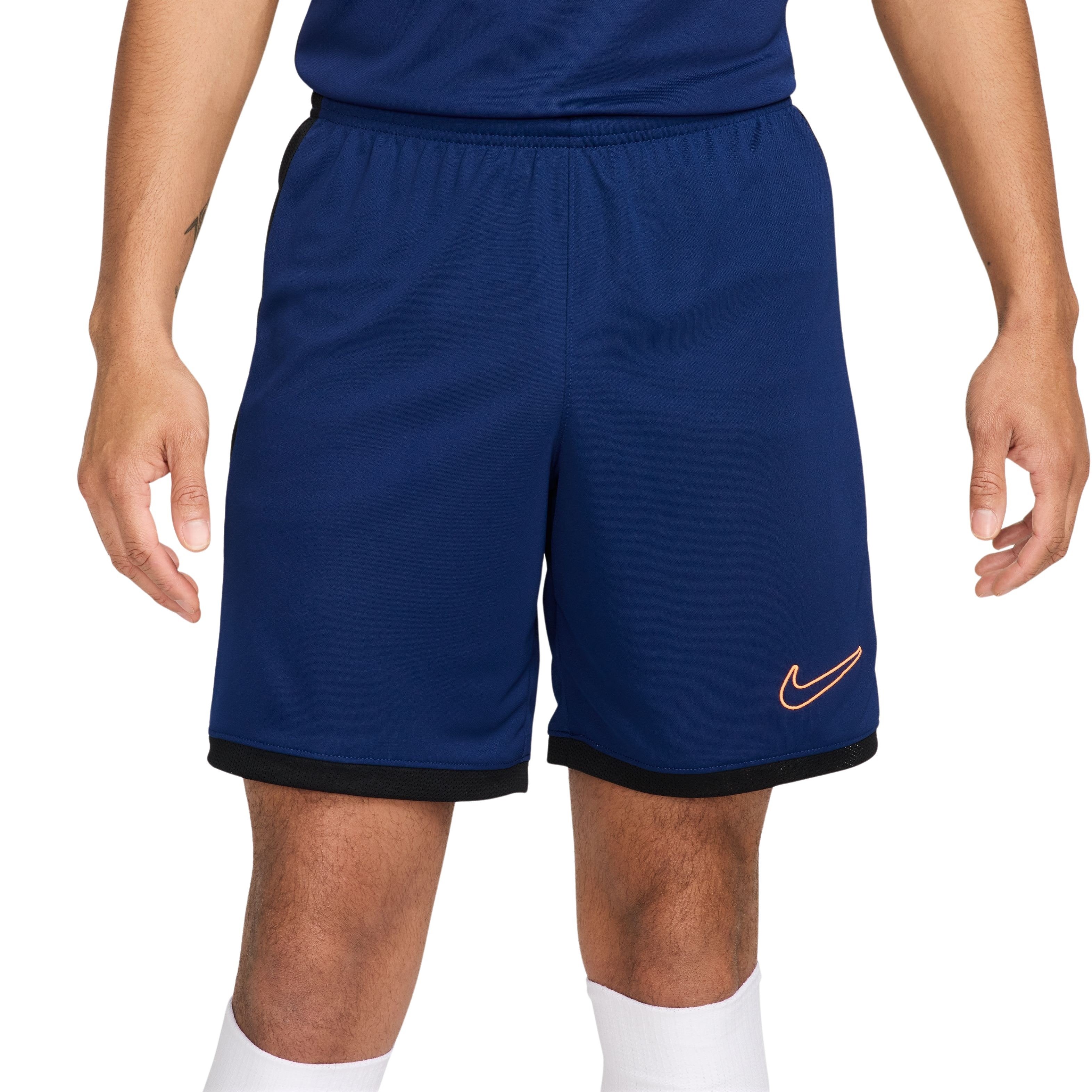 Nike Academy 25 Trainingsbroekje Donkerblauw Zwart Oranje