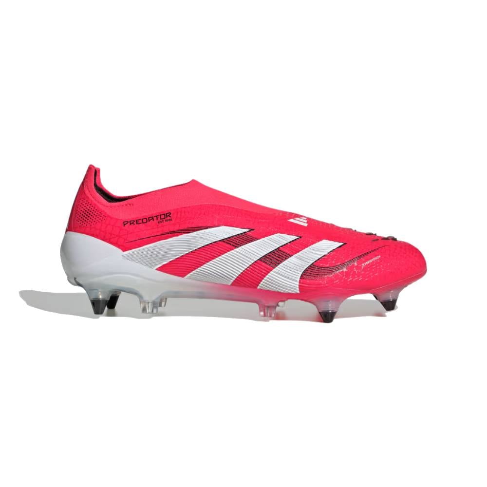 adidas Predator Elite Veterloze IJzeren-Nop Voetbalschoenen (SG) Rood Wit Zwart