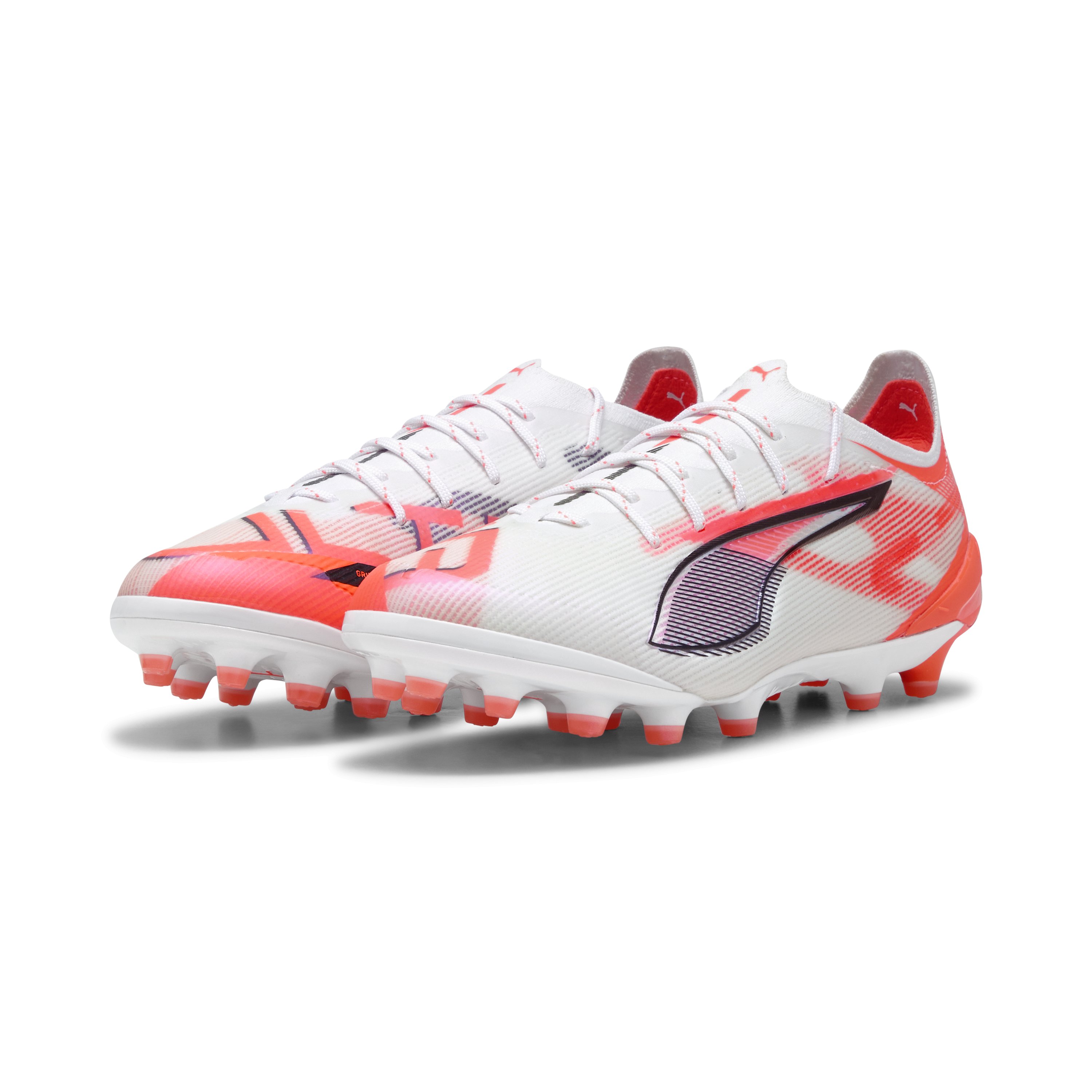 PUMA Ultra 5 Ultimate Kunstgras Voetbalschoenen (AG) Wit Zwart Rood