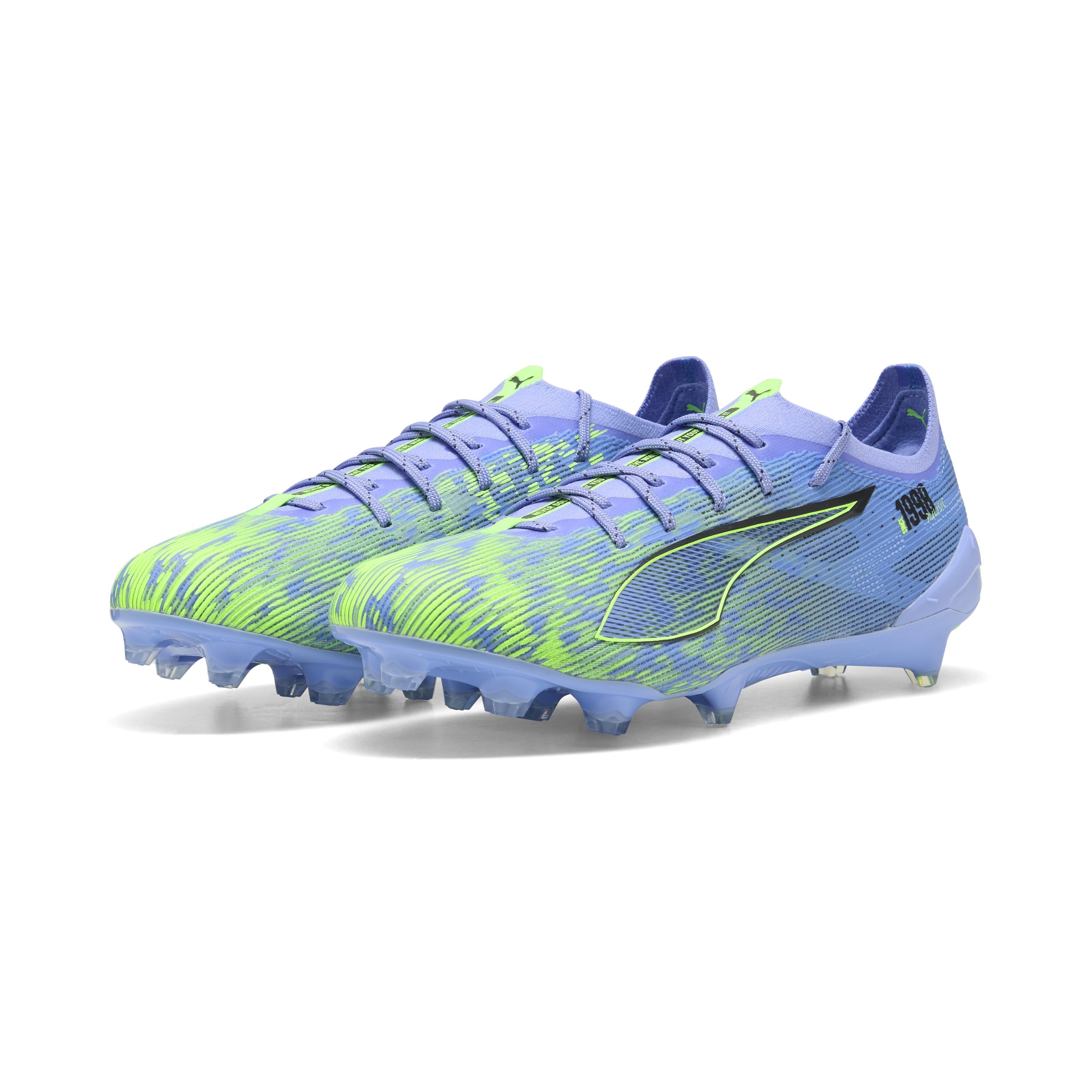 PUMA Ultra 5 Ultimate Chasing The Dream Gras Voetbalschoenen (FG) Paars Groen Zwart