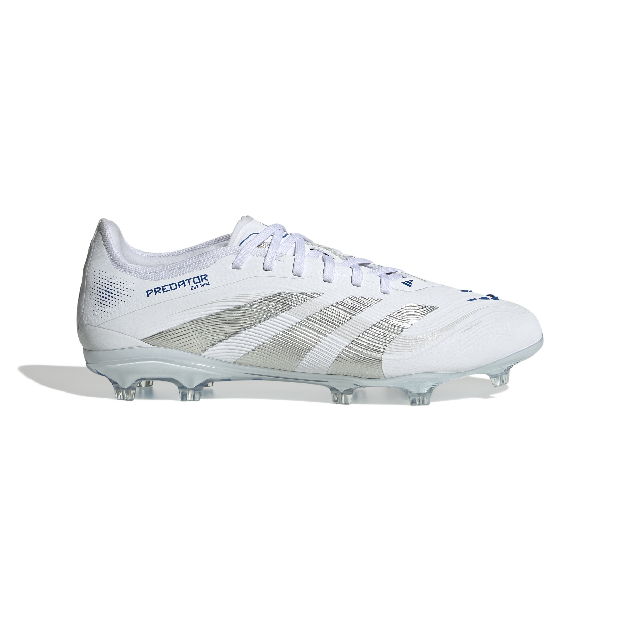 adidas Predator Pro Gras Voetbalschoenen (FG) Wit Zilver Blauw