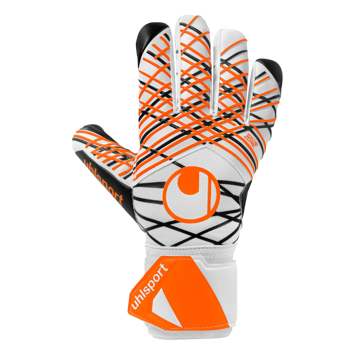 Uhlsport Soft HN Competition Keepershandschoenen Wit Oranje Zwart